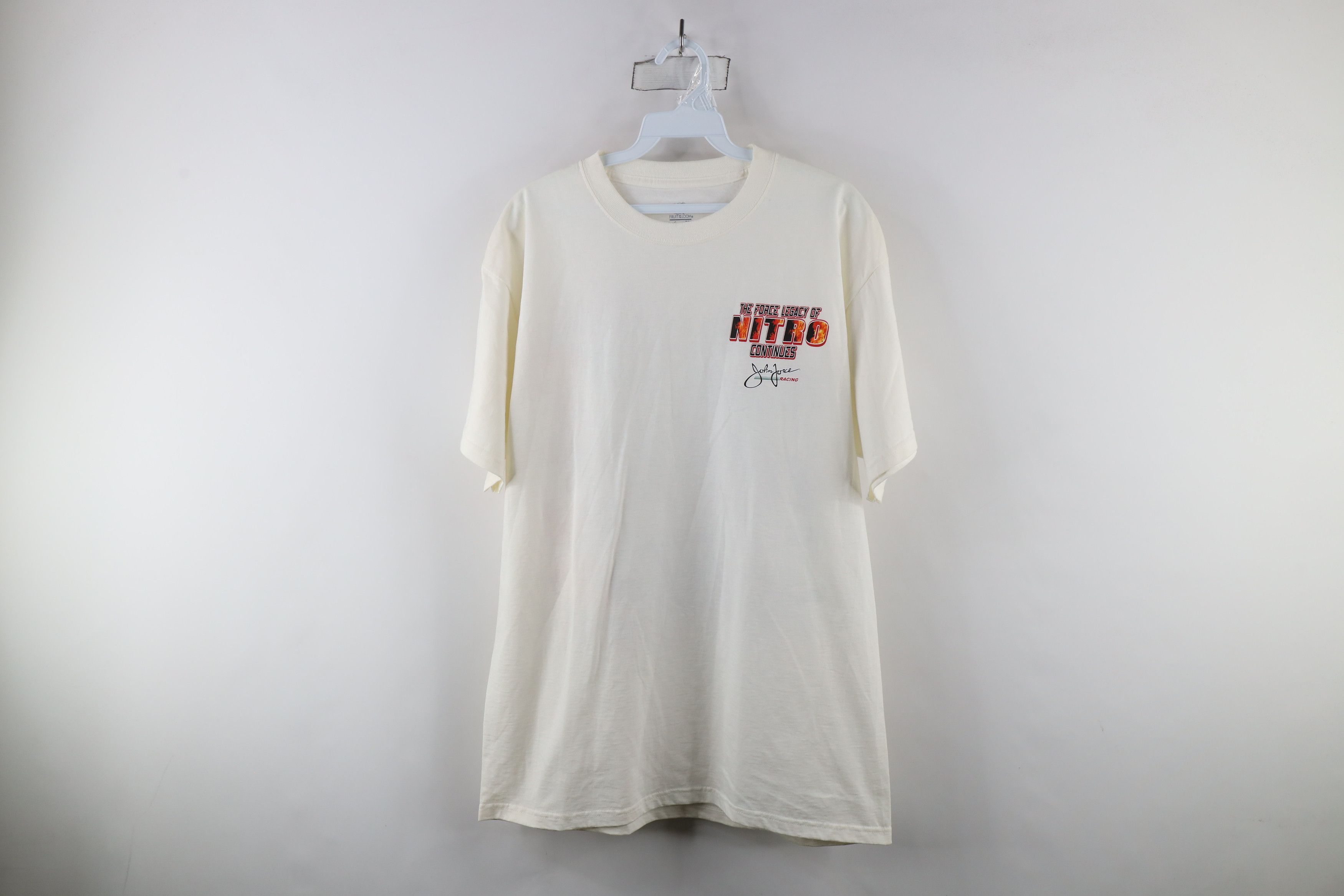 Vintage Vintage Y2K 2013 Force Racing Legacy Nitro Car T-Shirt White Size US L / EU 52-54 / 3 - 1 Thumbnail