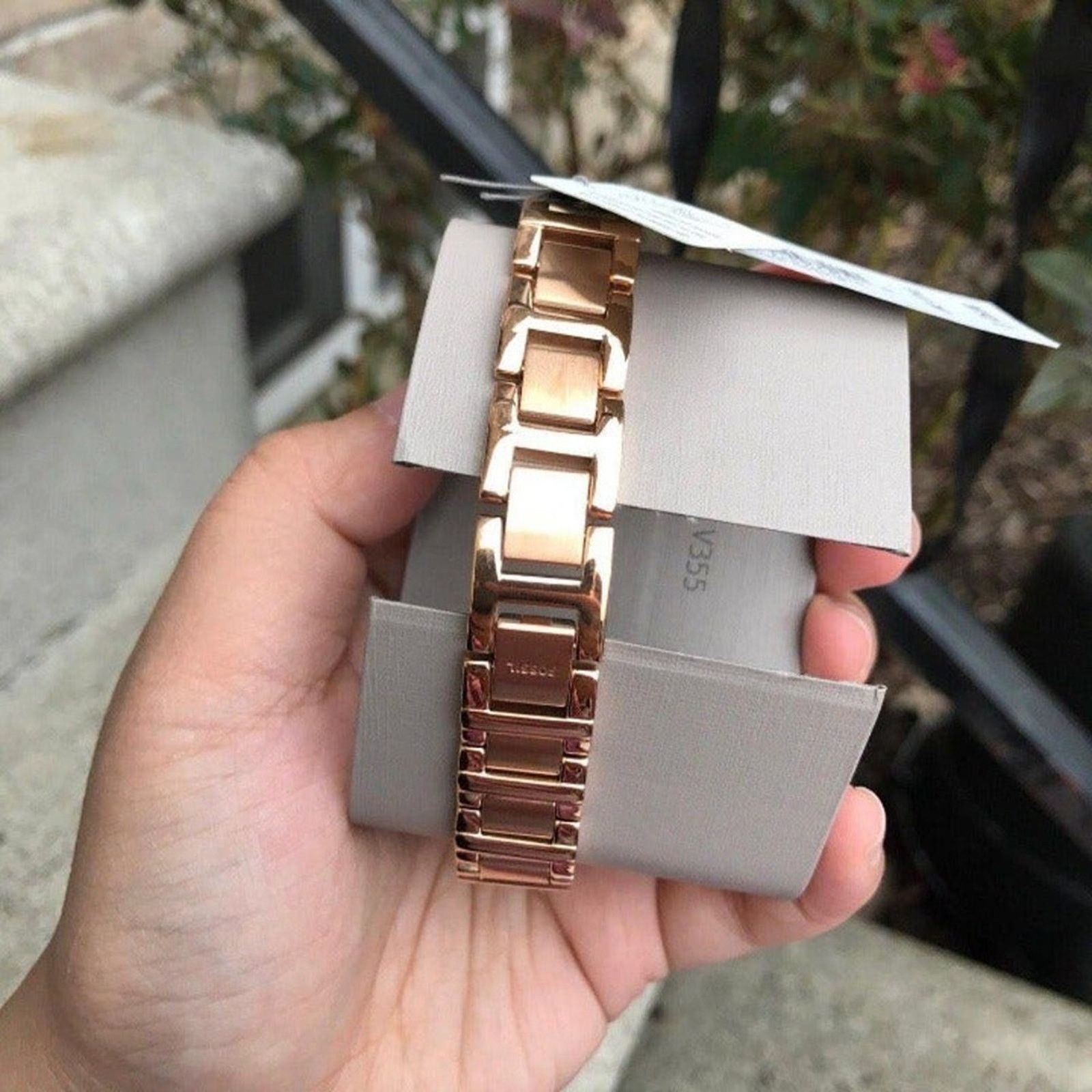 Fossil Fossil BQ3181 Karli Three-Hand Rose Gold Size ONE SIZE - 5 Thumbnail