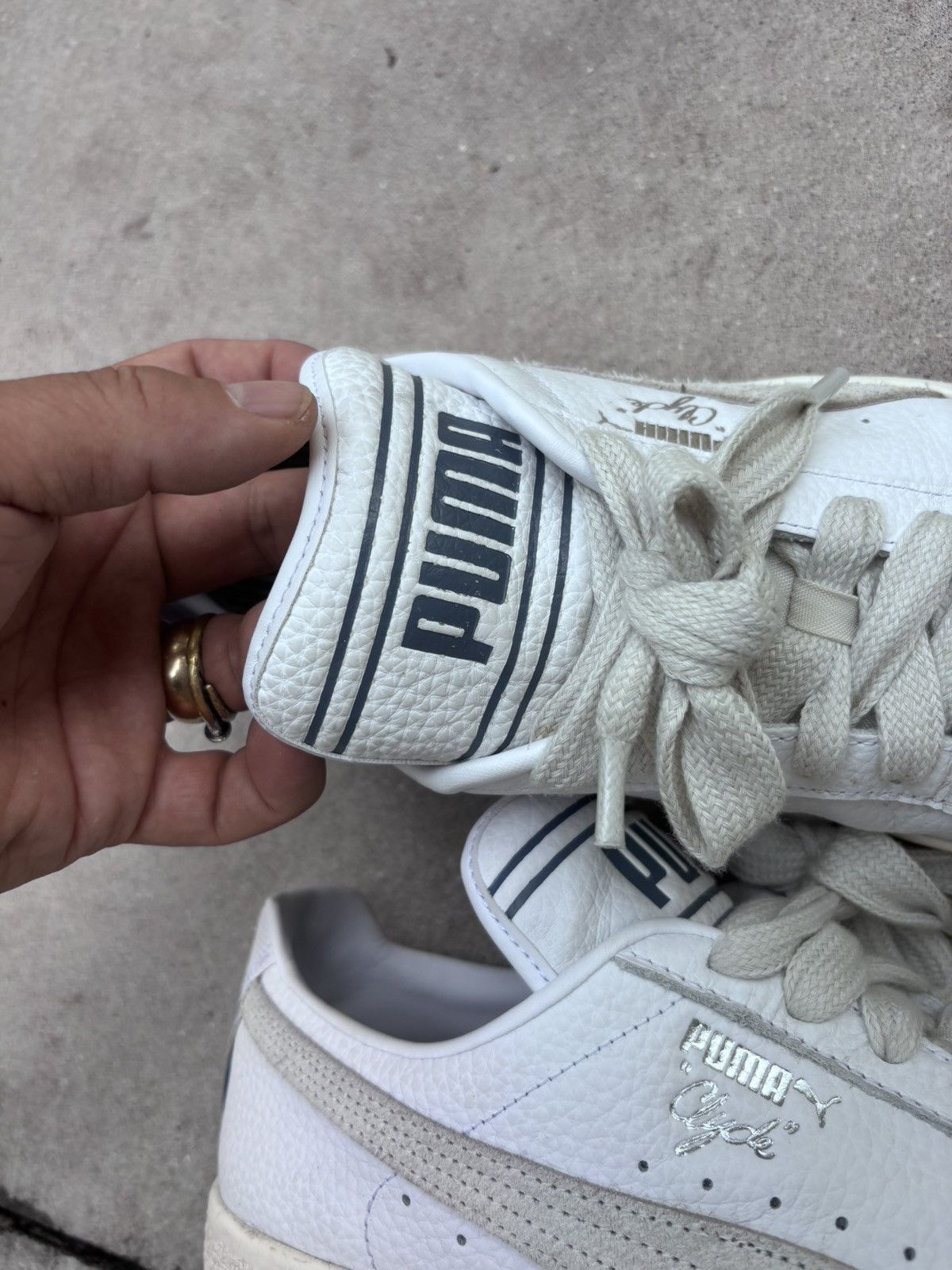 Puma × Rhude rhuigi clyde puma mens 12 NYC Size US 12 / EU 45 - 5 Thumbnail