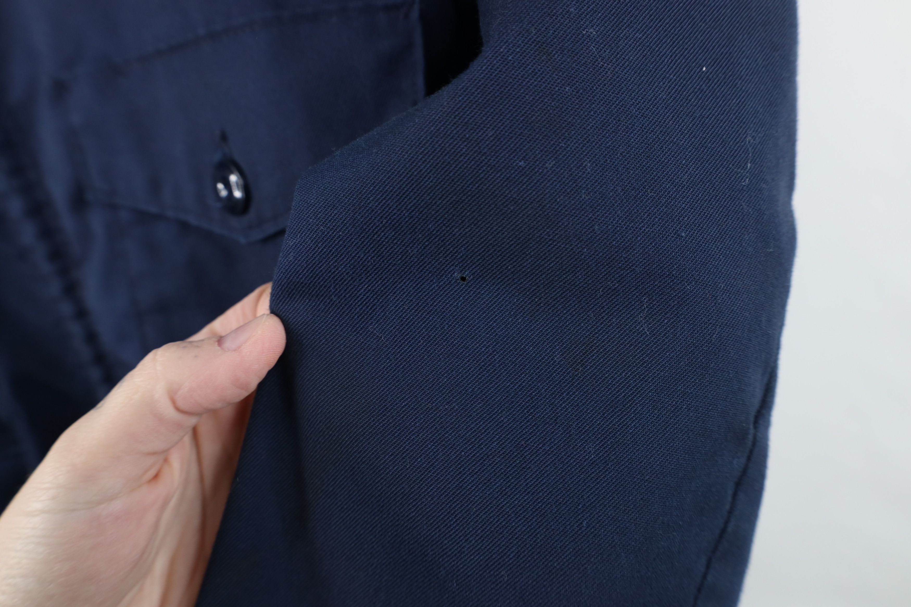 Vintage Vintage 60s 70s Workwear Mechanic Bomber Jacket Blue USA Size US XXL / EU 58 / 5 - 6 Thumbnail