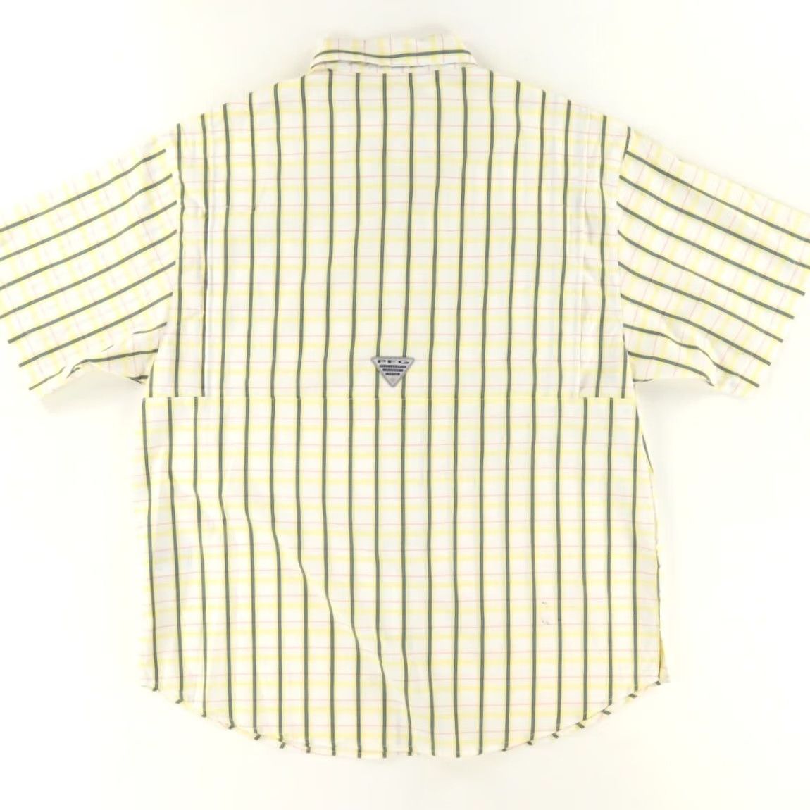 Vintage Columbia PFG Fishing Polyester Plaid Button Down Shirt Yellow Men's L Size US L / EU 52-54 / 3 - 4 Thumbnail