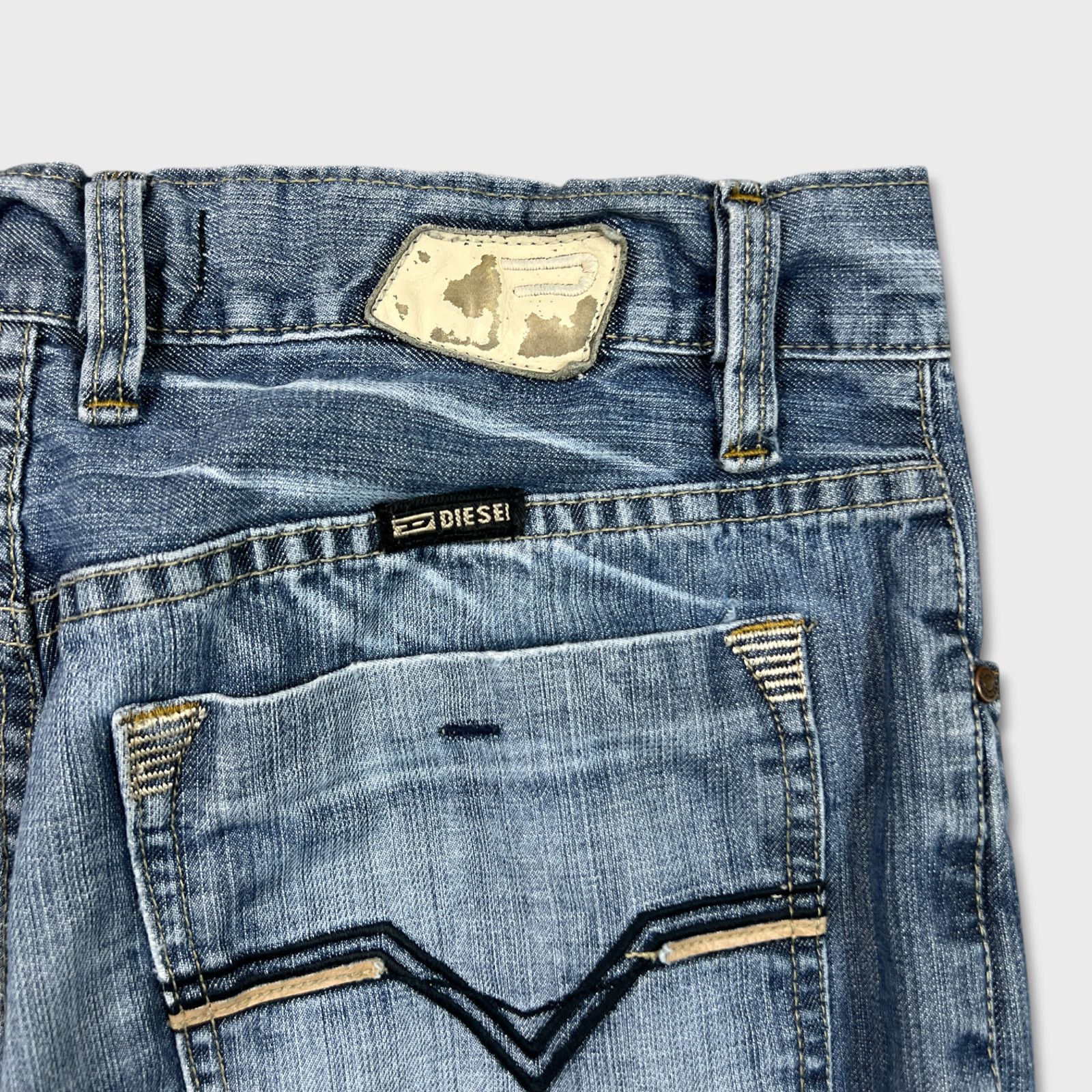 Diesel × Vintage Diesel Jeans 32x33 Industry Regular Straight Leg Denim Pants Size US 32 / EU 48 - 8 Thumbnail