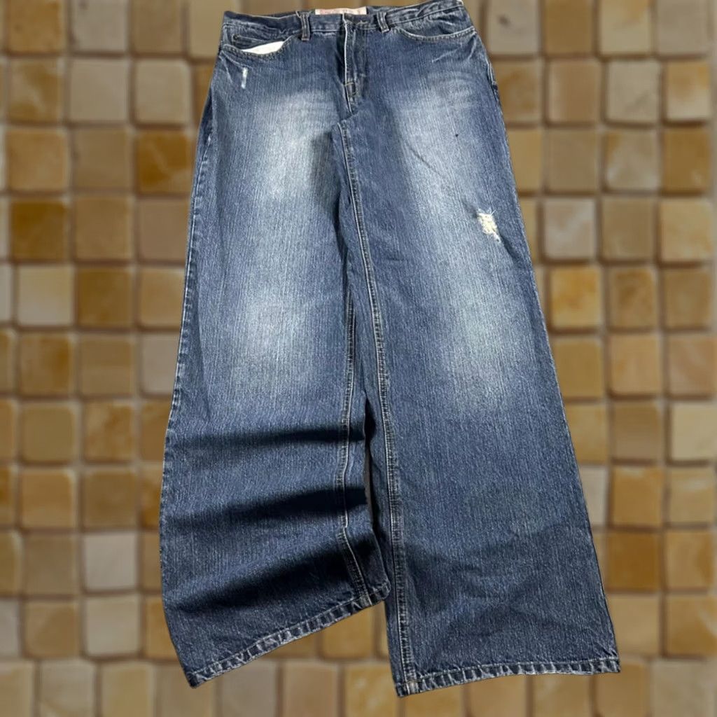Vintage Mossimo Jeans Mens 32 Blue Y2K Skater Baggy Loose Fits 32x32, Men's