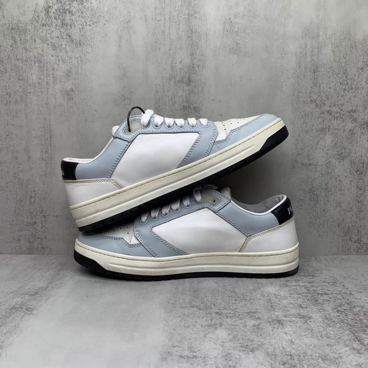 Prada Prada District Mist Blue Sneakers 36 95 New LX1169 Size US 5.5 / IT 35.5 - 3 Thumbnail