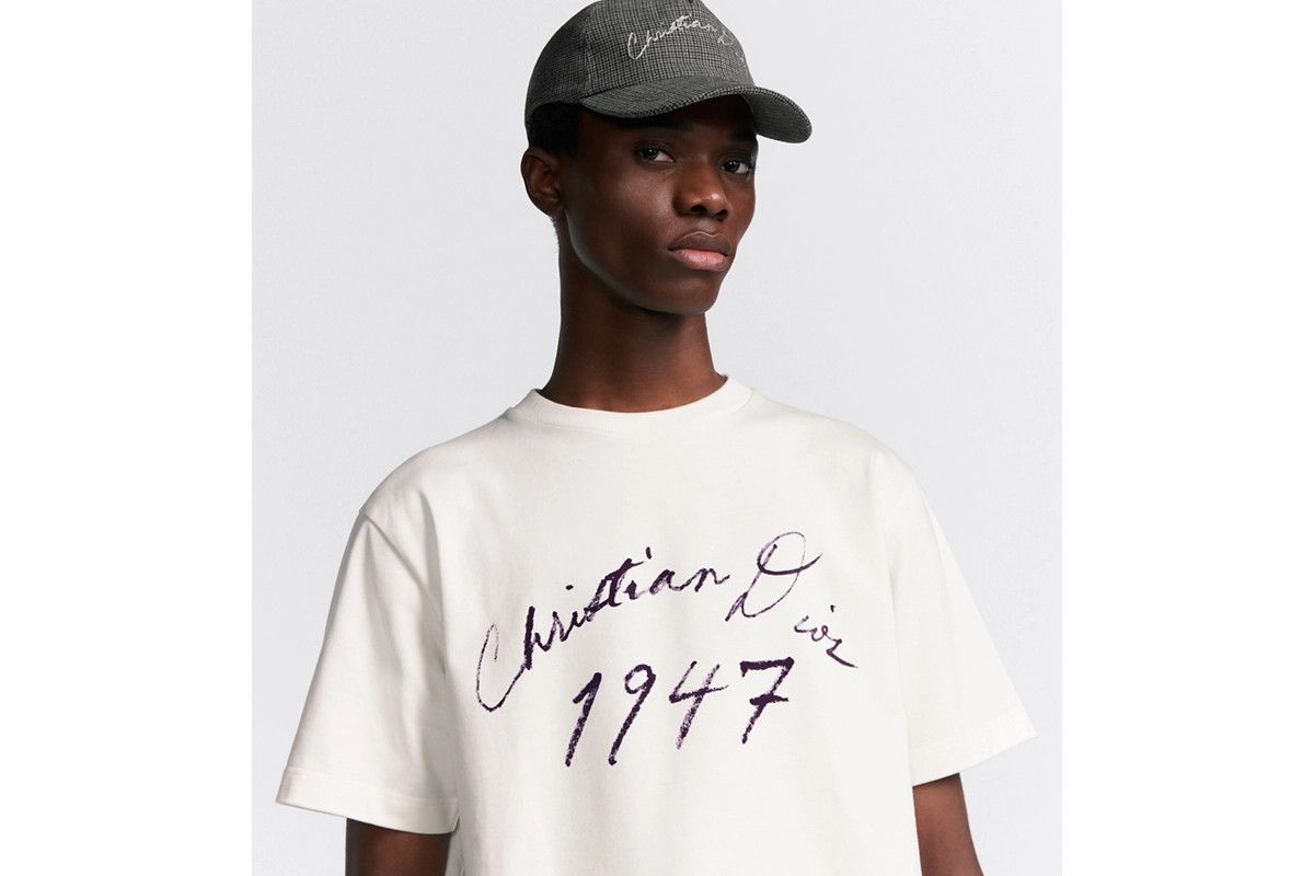Dior o1bcso1str0226 Relaxed-Fit T-Shirt in White Size US L / EU 52-54 / 3 - 6 Thumbnail
