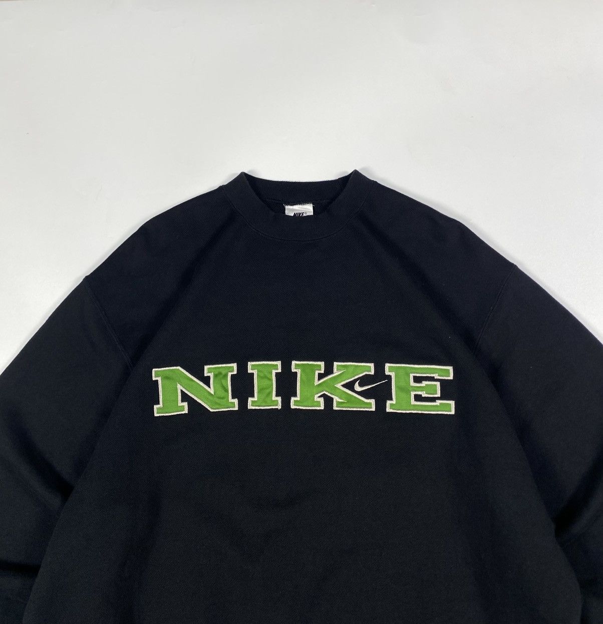 Nike 90S VINTAGE NIKE SPELLOUT SWEATER Size US L / EU 52-54 / 3 - 4 Thumbnail