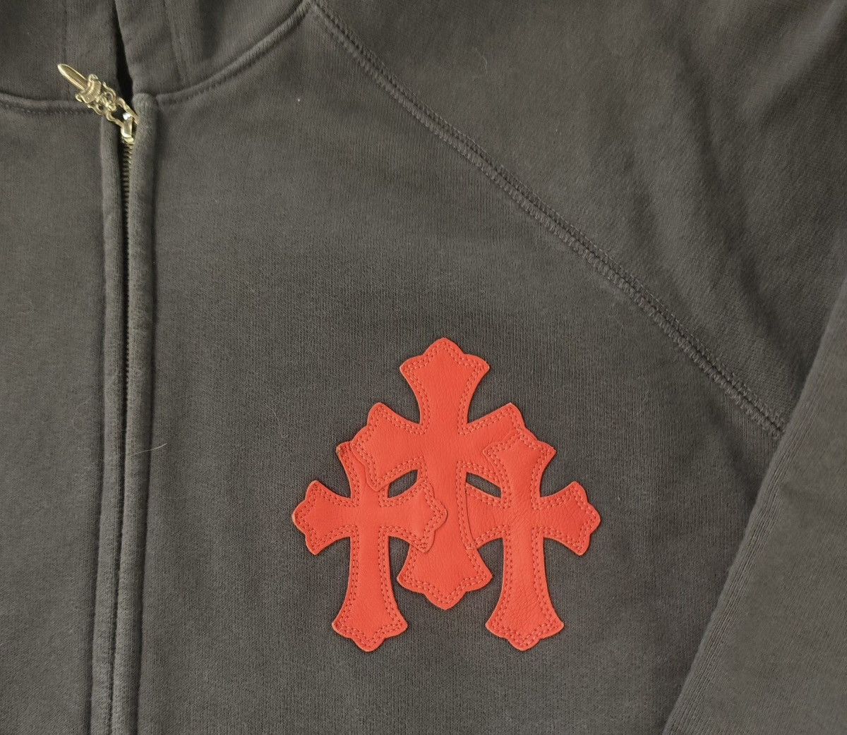 Chrome Hearts Chrome Hearts XL Cemetery Red Cross Patch Hoodie Sweatshirt Size US XL / EU 56 / 4 - 4 Thumbnail