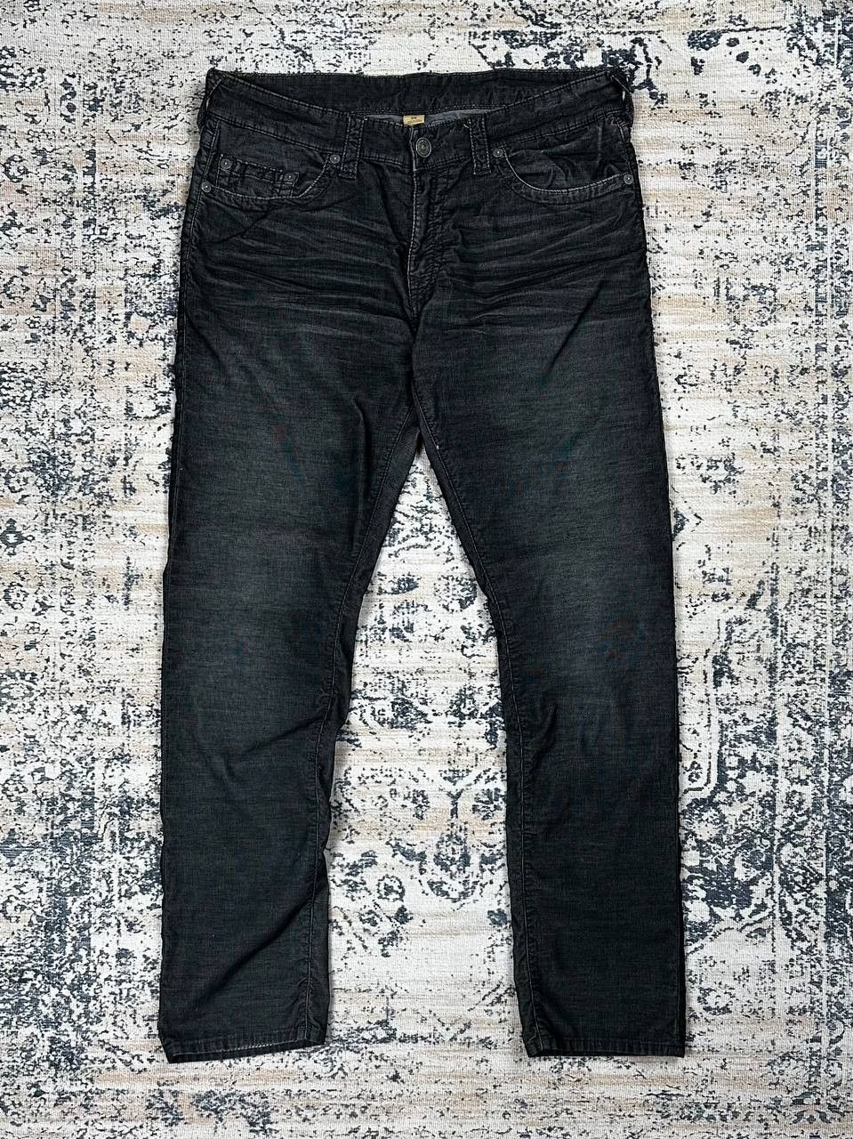 True Religion True Religion Velvet Black Avant Garde Baggy Jeans Denim Size US 36 / EU 52 - 1 Thumbnail