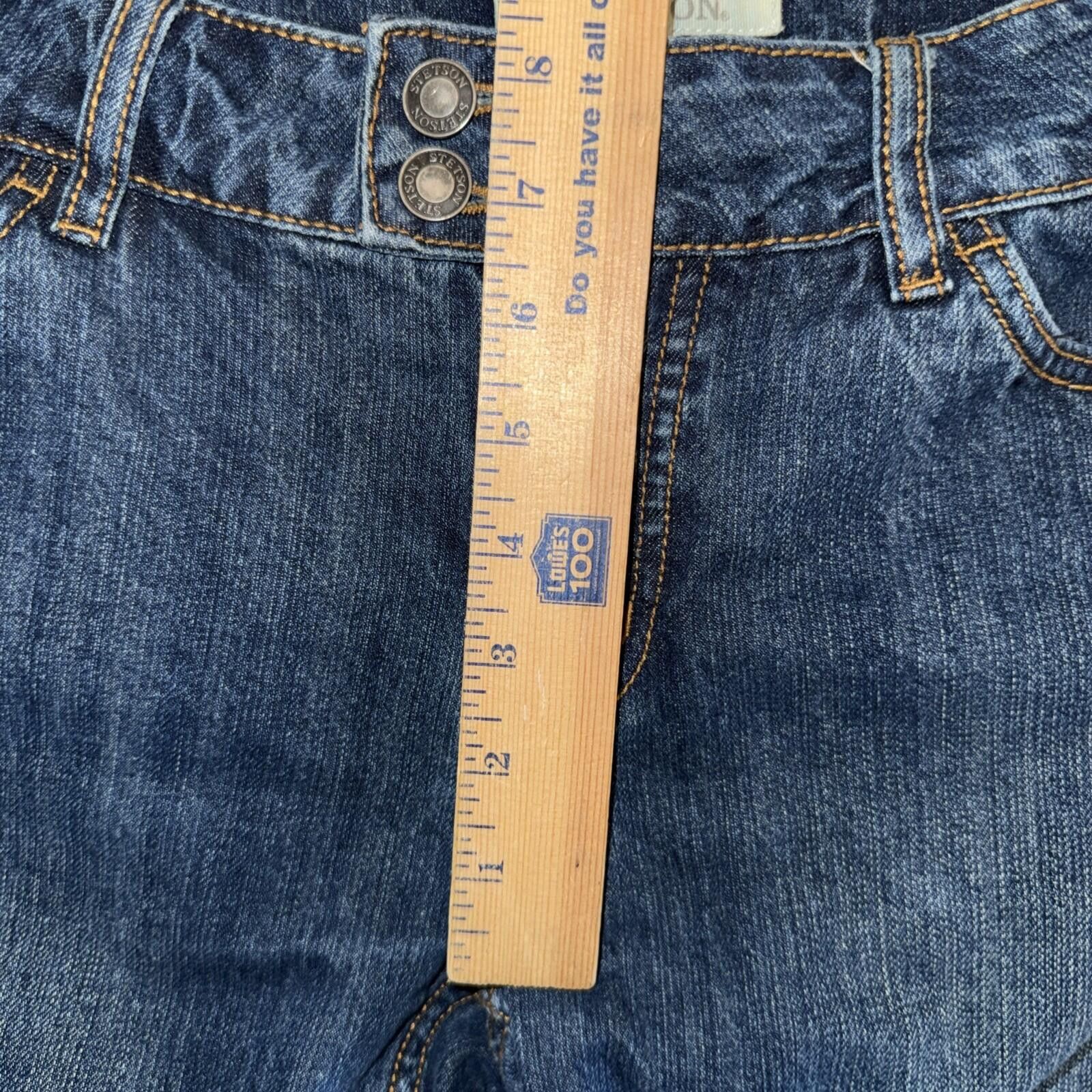 Stetson Stetson City trouser Bootcut Jeans Blue Denim Womens 10 R Size 32" / US 10 / IT 46 - 8 Thumbnail