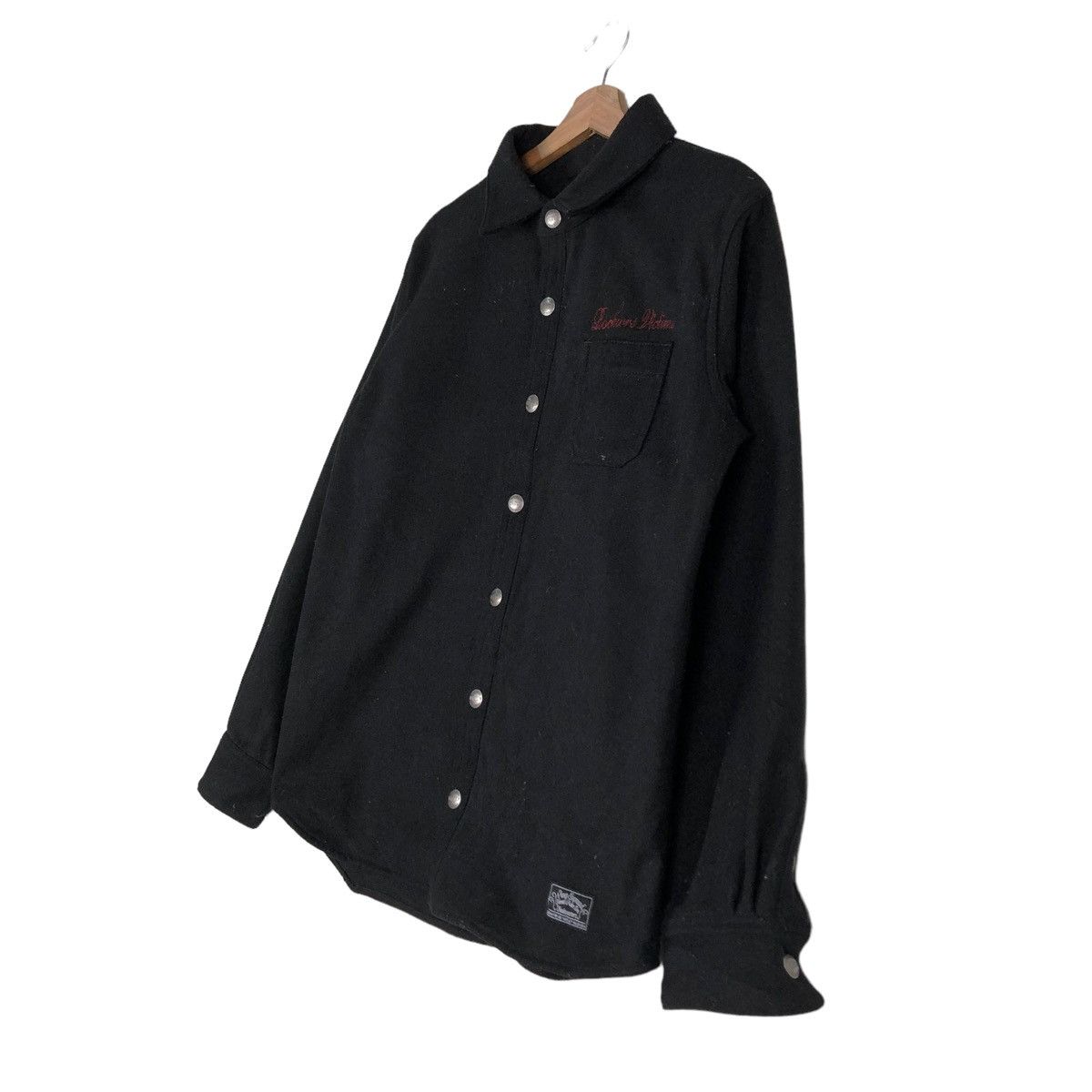 Japanese Brand 🔥BIKER WOOL JACKET PUNK DESIGN WING SPREAD MOTORCYCLE Size US L / EU 52-54 / 3 - 2 Thumbnail