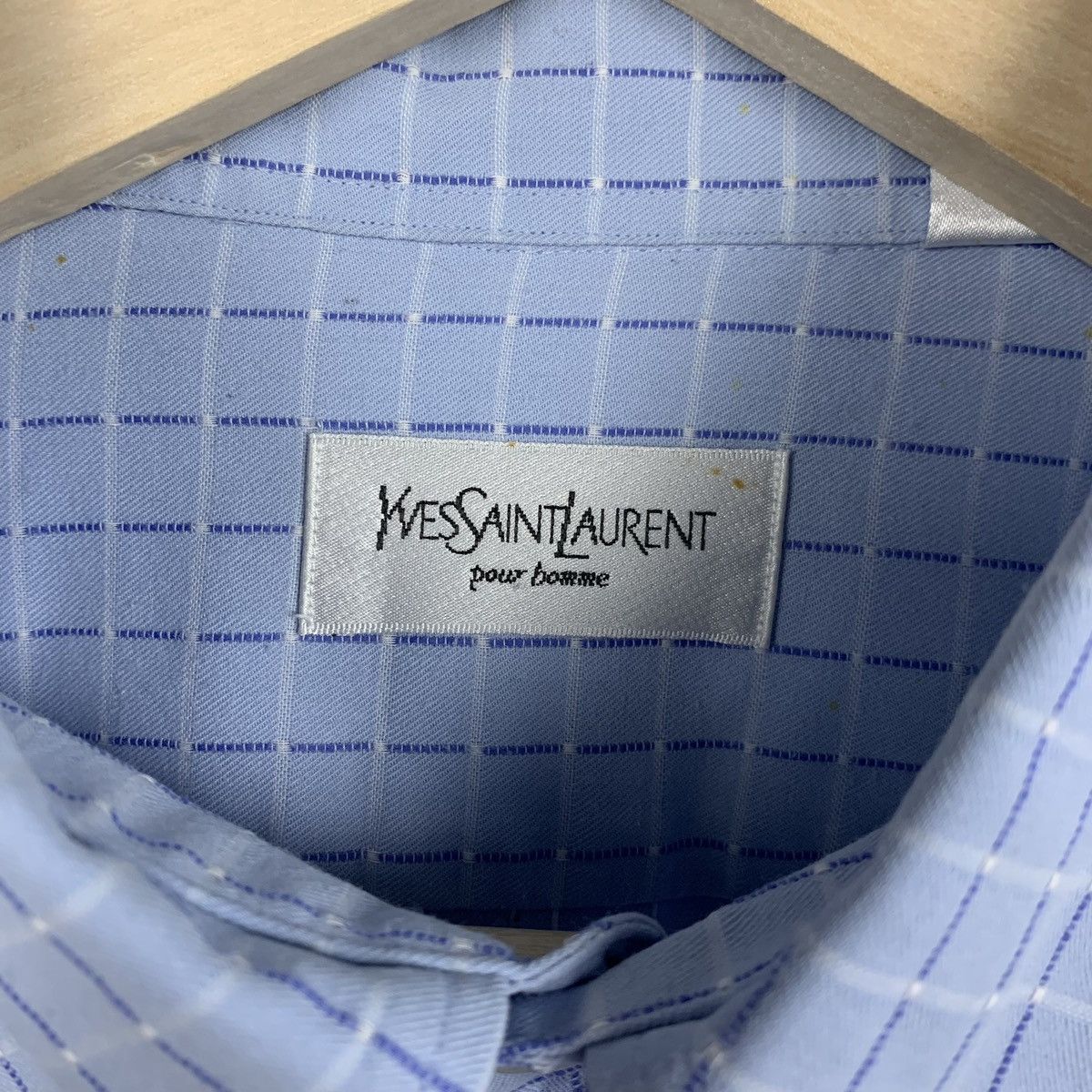 Yves Saint Laurent Vintage Yves Saint Laurent Plaid Shirt Long Sleeve Size XL Size US XL / EU 56 / 4 - 9 Thumbnail