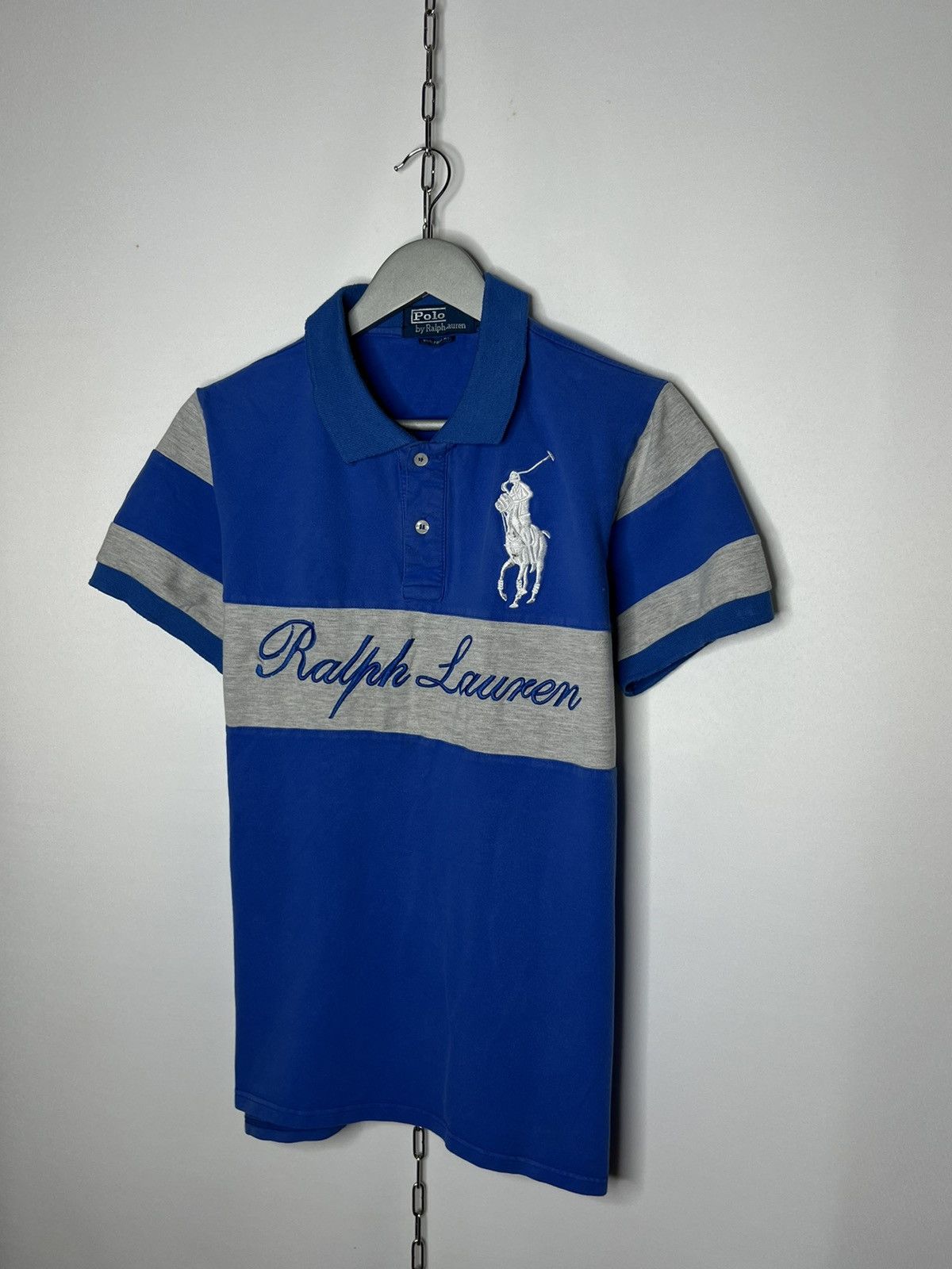 💵 Vintage Polo Ralph Lauren Big Pony Logo Luxury Striped 💵