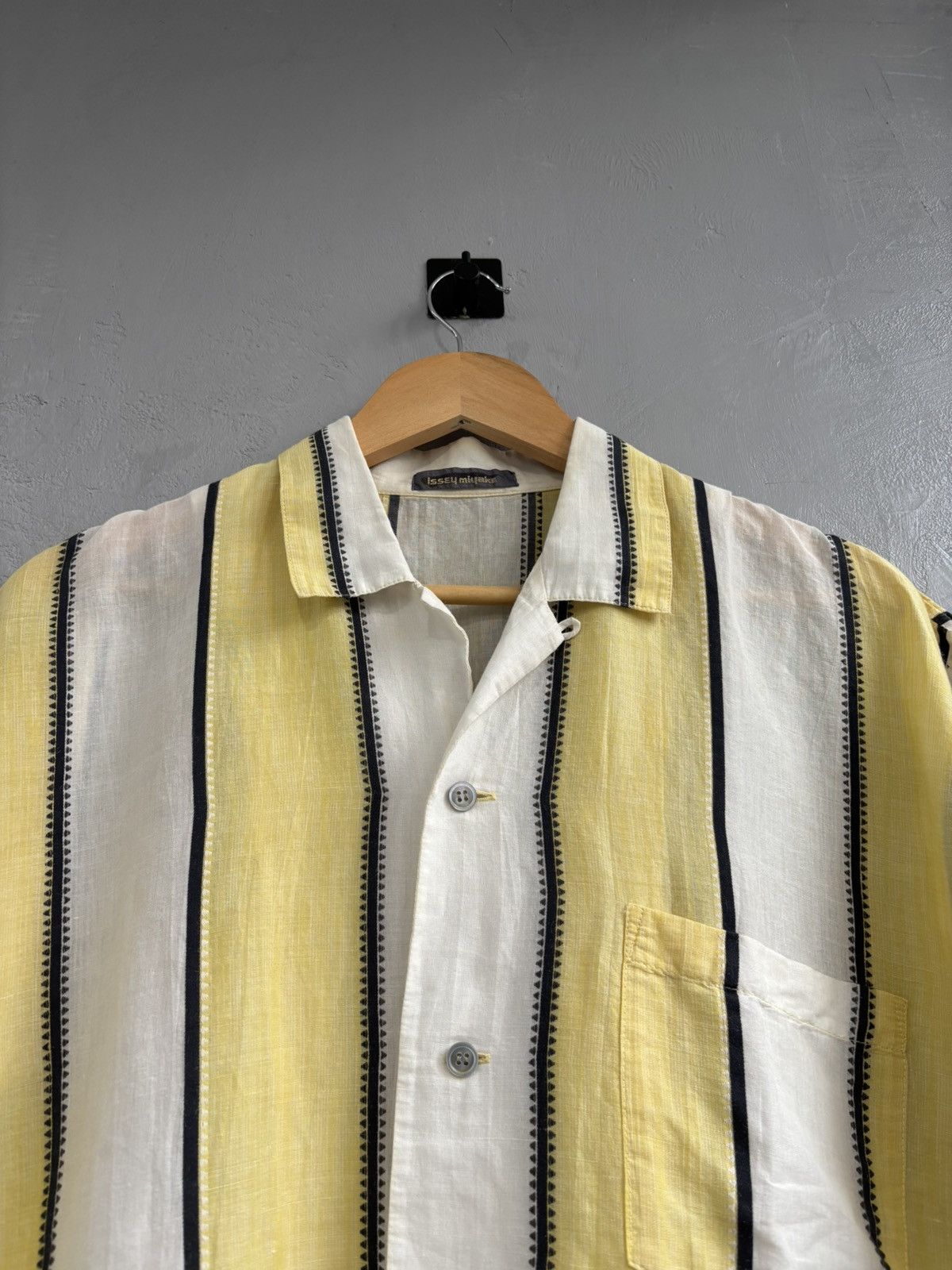 Issey Miyake Issey Miyake 80s Hakama camp collar shirt Size US M / EU 48-50 / 2 - 3 Thumbnail