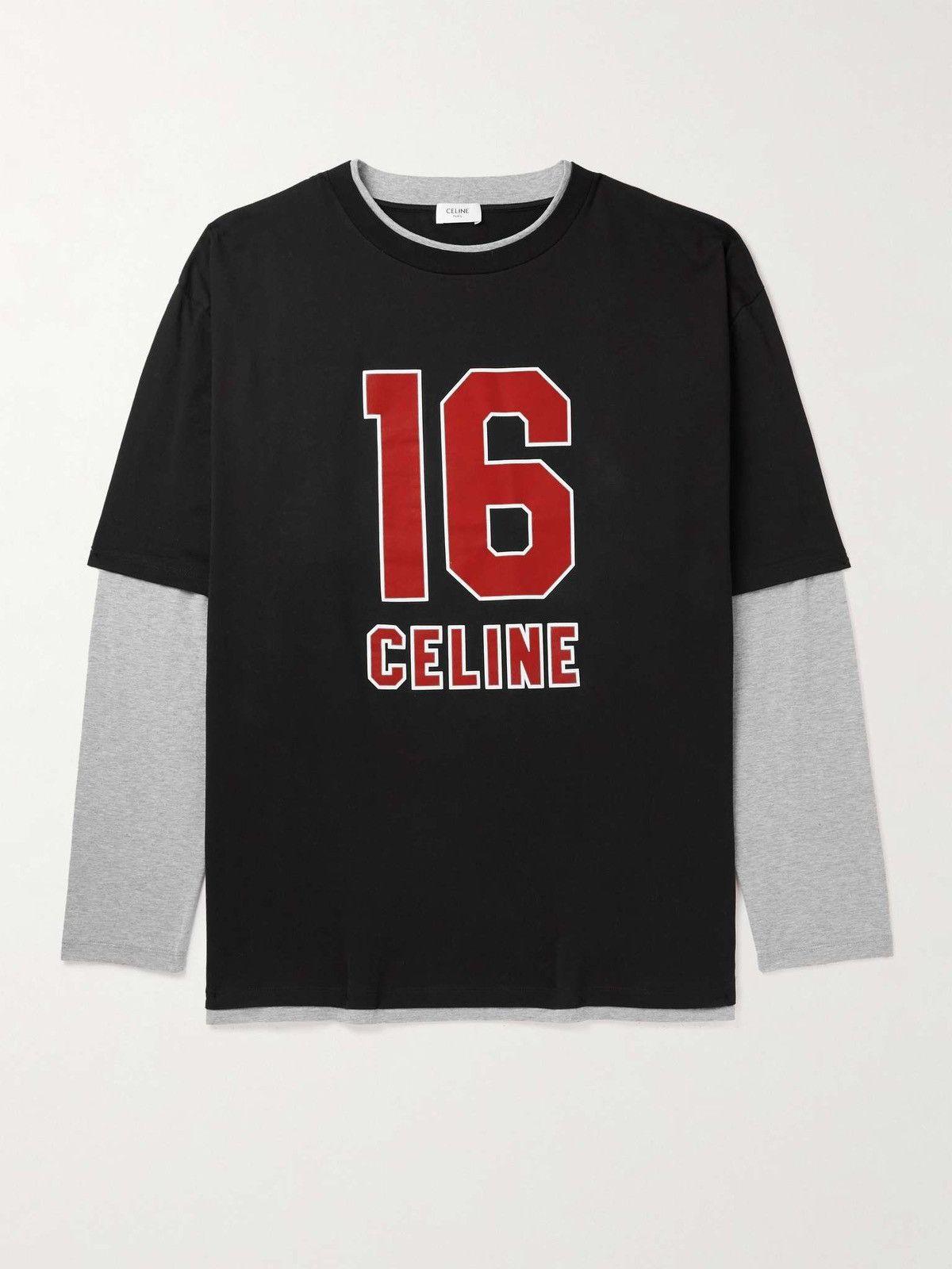 Skater Layered Logo Print Longsleeve T-shirt