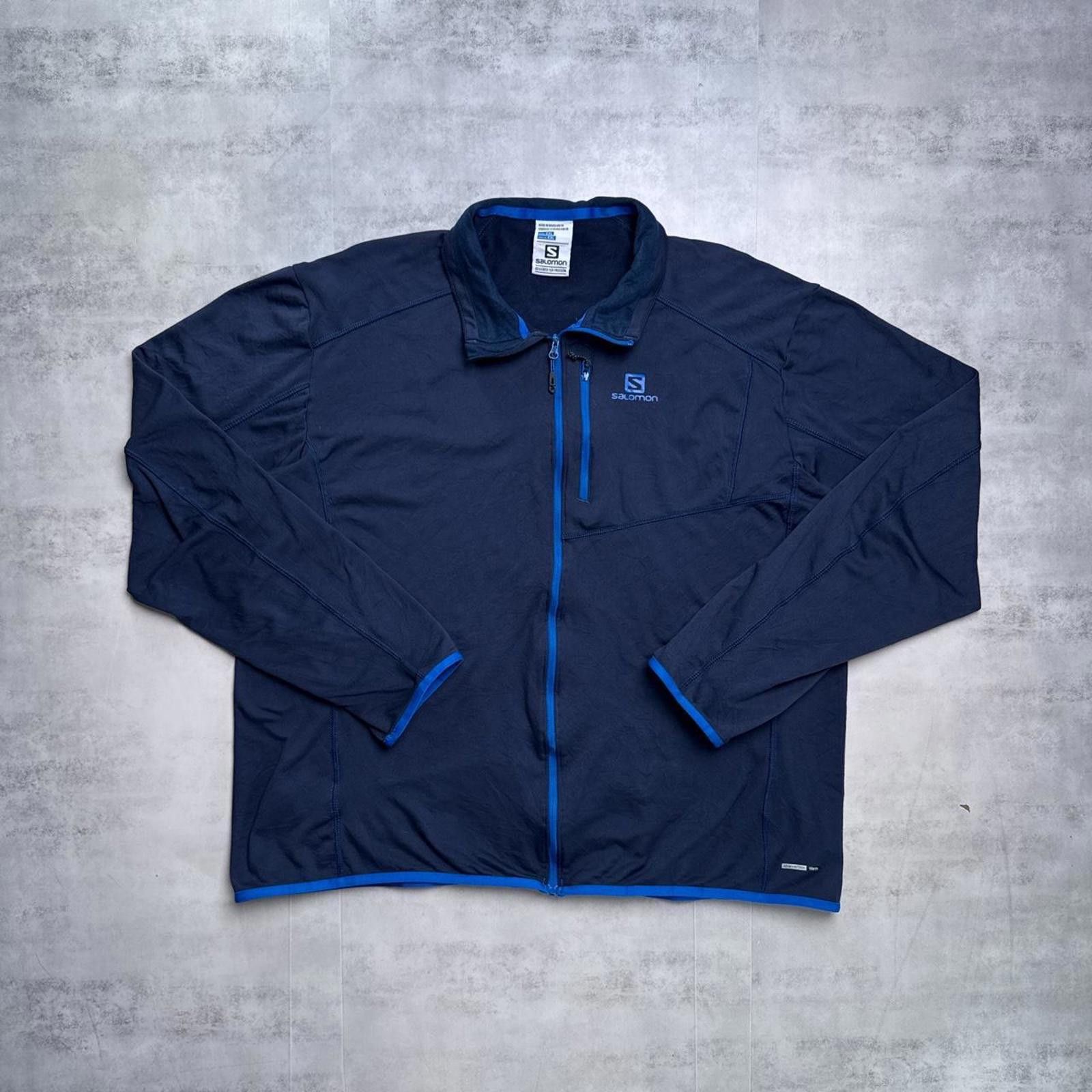 Salomon Y2K Salomon Avanced Skin Warm 00s Navy Zip Up Jacket Size US XXL / EU 58 / 5 - 1 Thumbnail