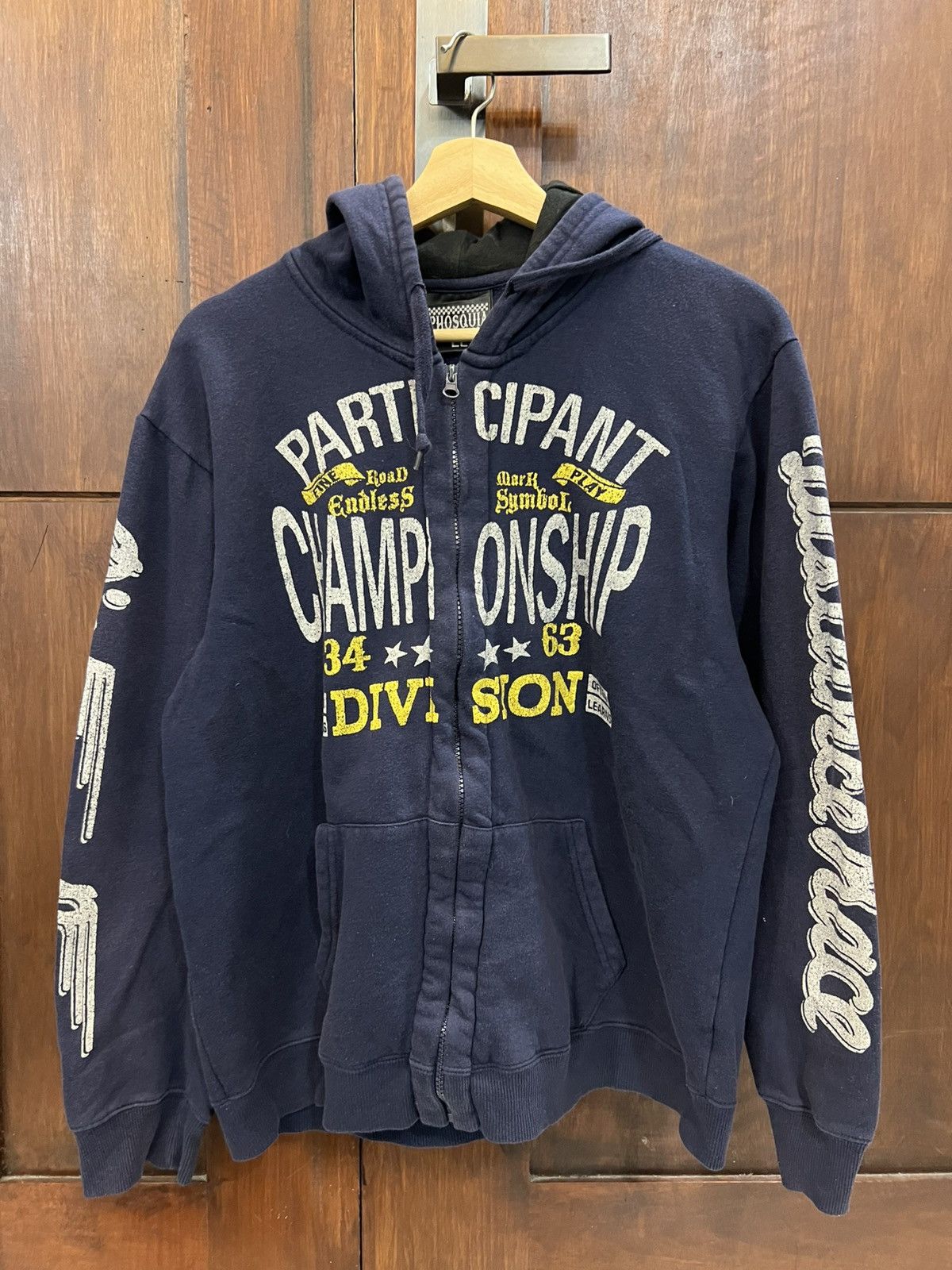 If Six Was Nine × Japanese Brand × Le Grande Bleu (L.G.B.) Vintage Phosquia Hoodies Size US L / EU 52-54 / 3 - 3 Thumbnail
