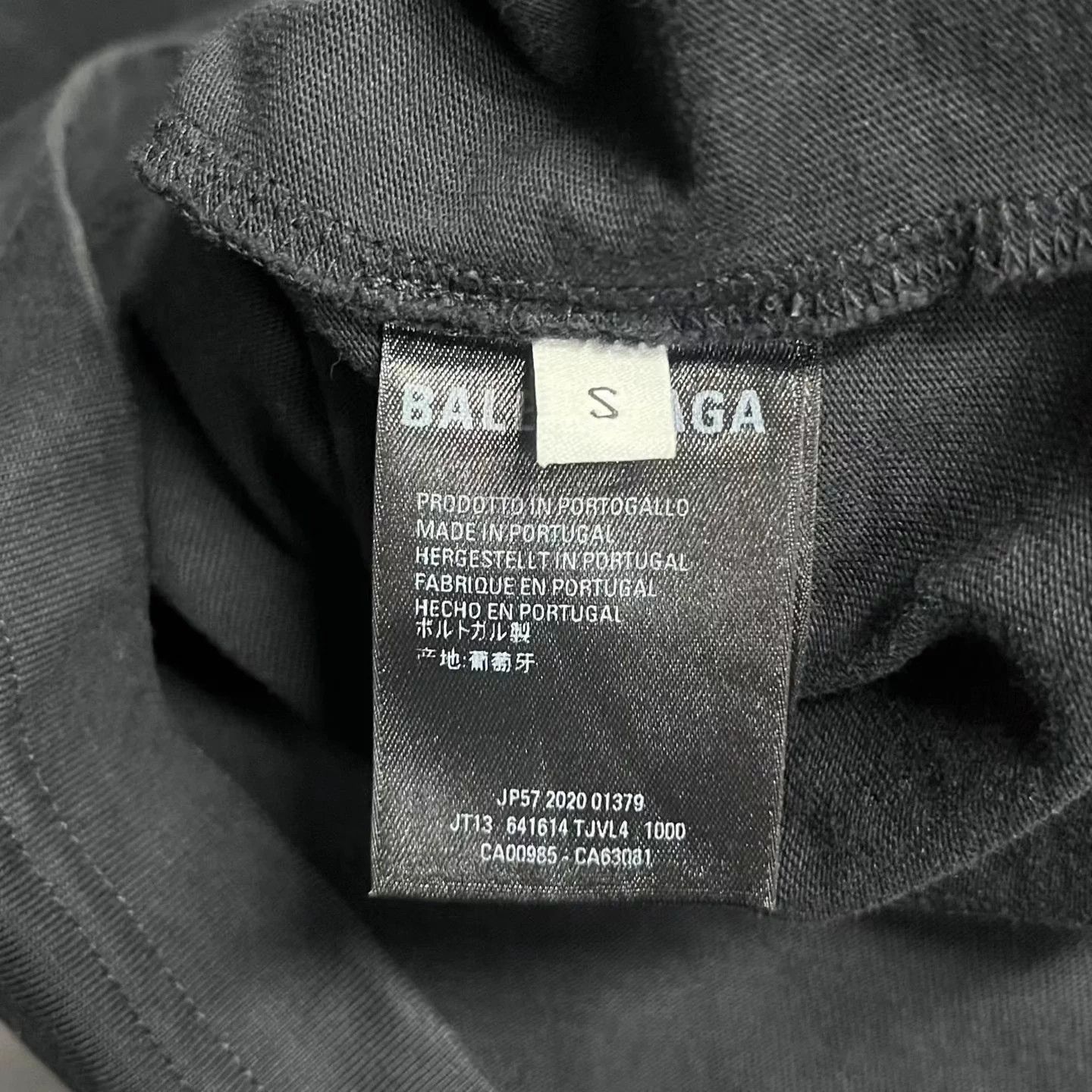Balenciaga Balenciaga Vintage Logo Black Short Sleeve Tee S Size US S / EU 44-46 / 1 - 4 Thumbnail