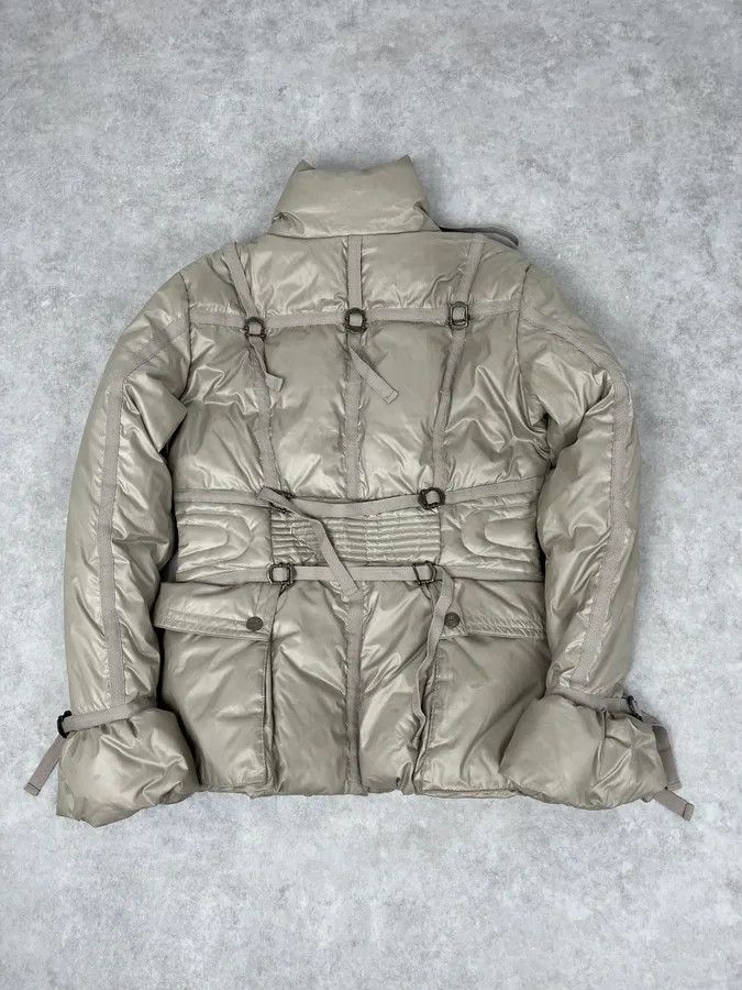 Just Cavalli 2000s Cavalli Beige Parachute Bondage Harness Puffer Jacket Size US S / EU 44-46 / 1 - 6 Thumbnail