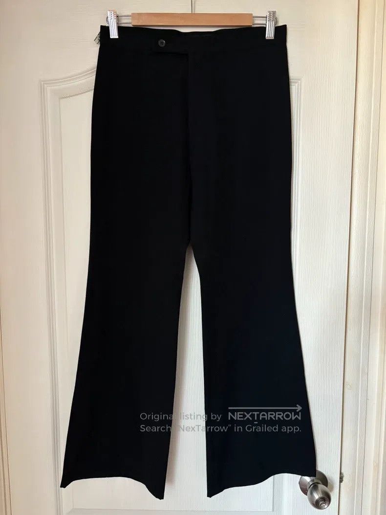 Yohji Yamamoto Yohji Yamamoto size 2 Pure wool bell-bottom pants Size US 28 / EU 44 - 1 Thumbnail