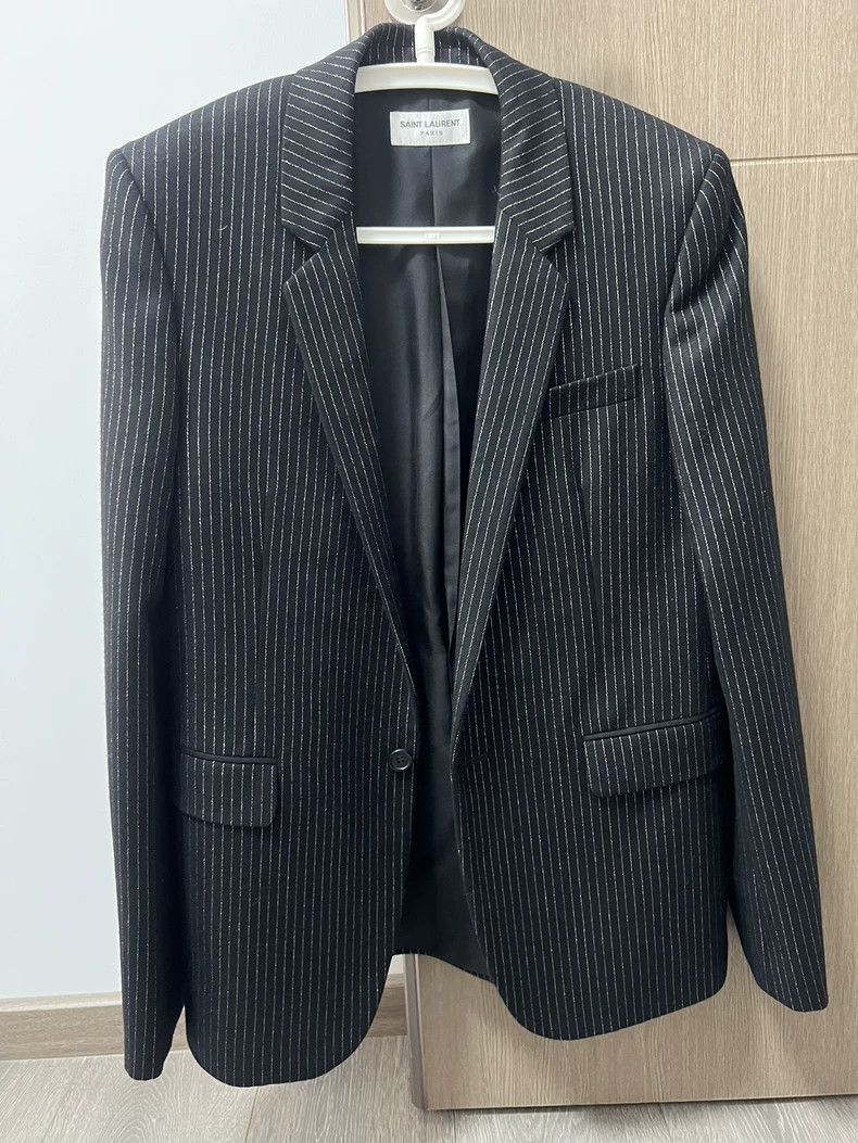 Saint Laurent Paris Saint Laurent Paris Golden wool jacket-2506 Size US S / EU 44-46 / 1 - 1 Thumbnail