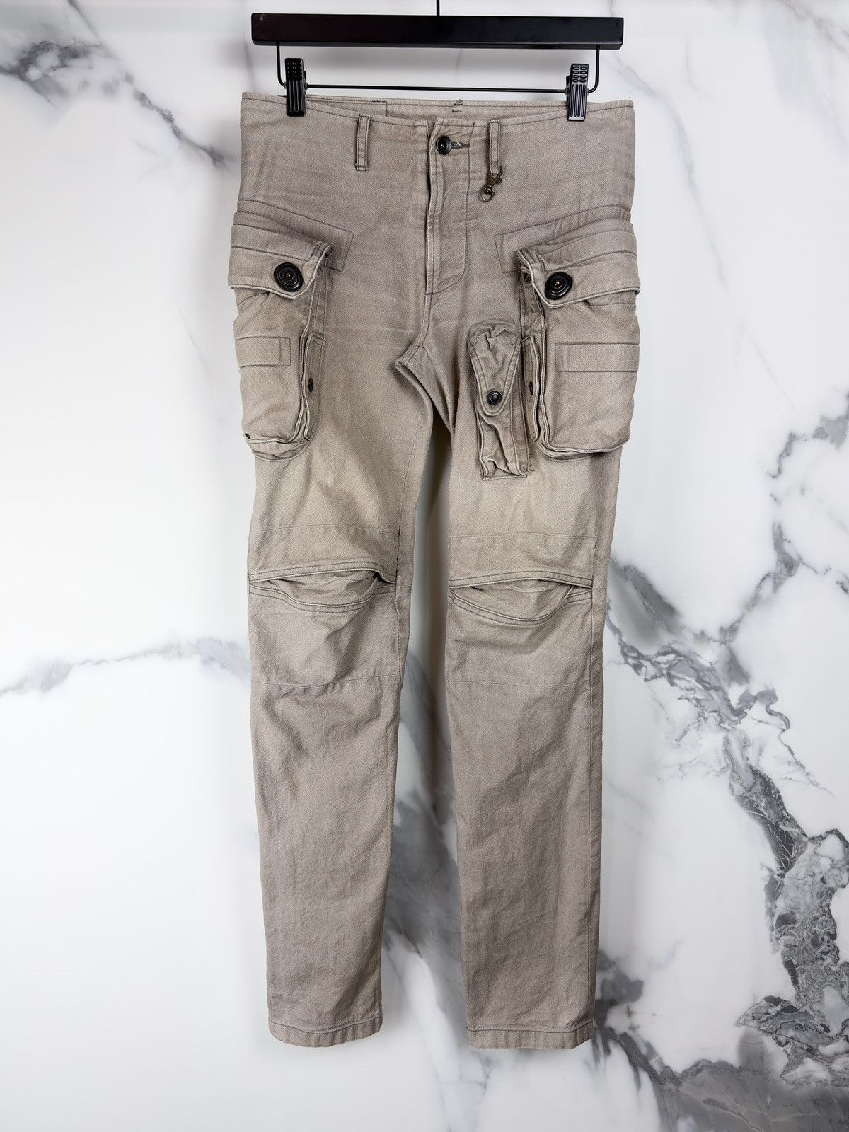 Julius FW10 Julius 7 Goth_Ik Gasmask Cargo Pocket Pants Size US 28 / EU 44 - 1 Thumbnail