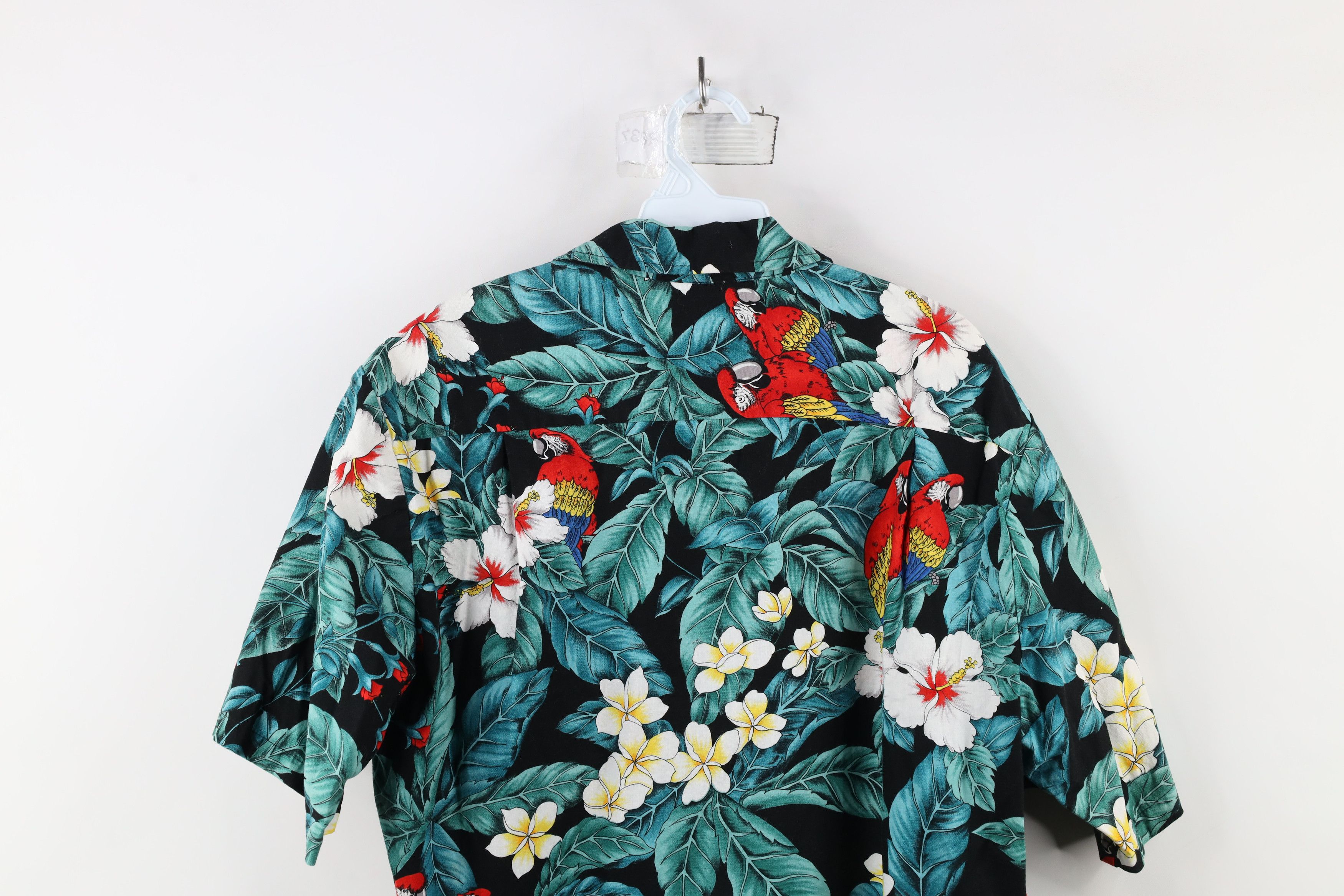 Vintage Vintage 70s Streetwear Flower Bark Cloth Hawaiian Shirt USA Size US L / EU 52-54 / 3 - 8 Thumbnail