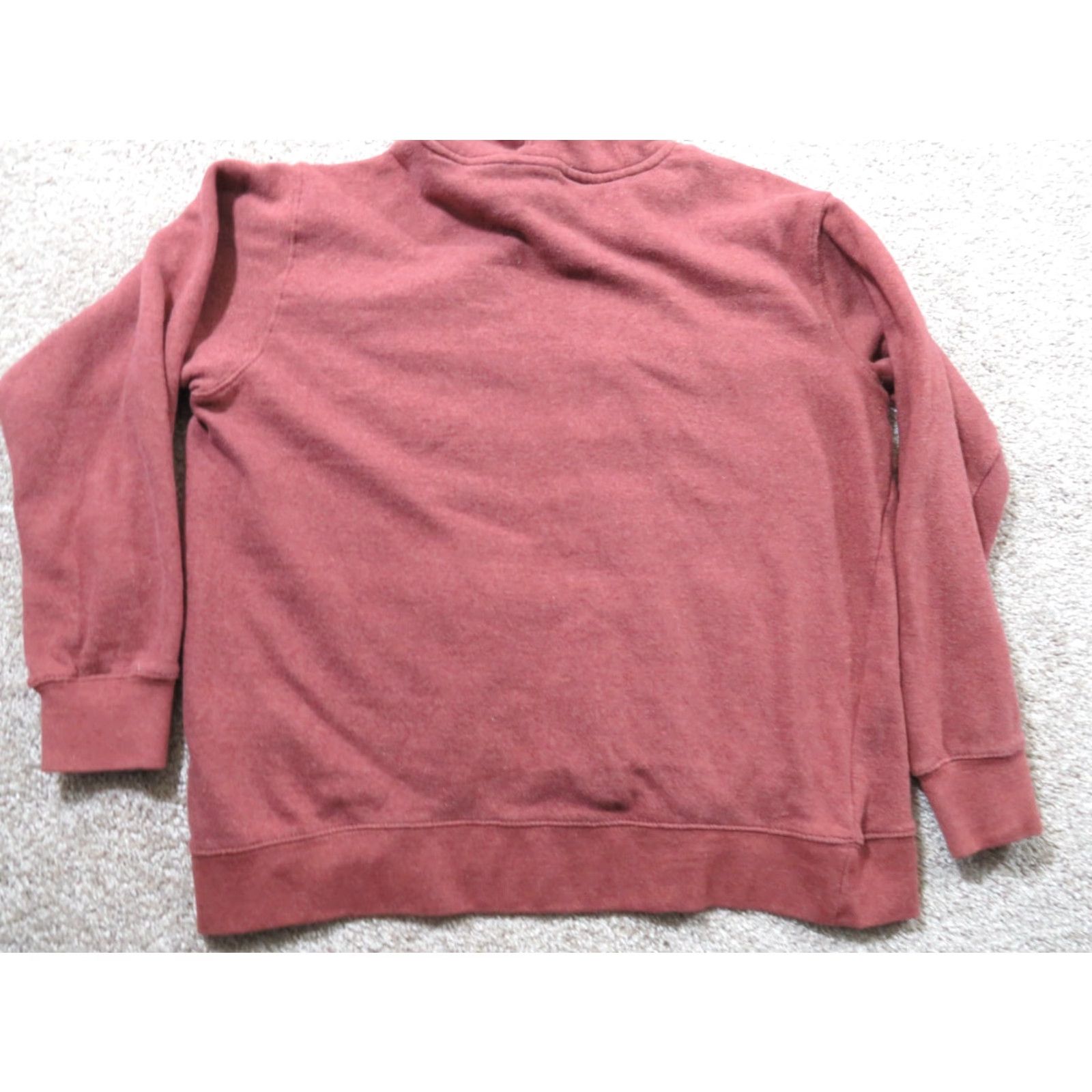Ariat Ariat Real Women's Large USA Flag Country Hoodie Pullover Sweatshirt Burgandy Long Sleeve Hooded Pockets Graphic Print Mens Womens Girls Size L / US 10 / IT 46 - 7 Thumbnail