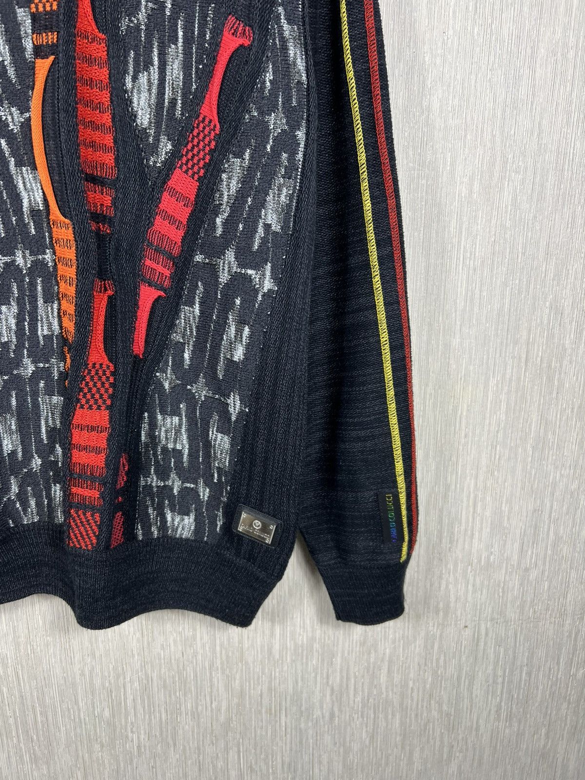 Carlo Colucci Vintage Carlo Colucci coogi 3D patterned monogram sweater Size US XL / EU 56 / 4 - 5 Thumbnail