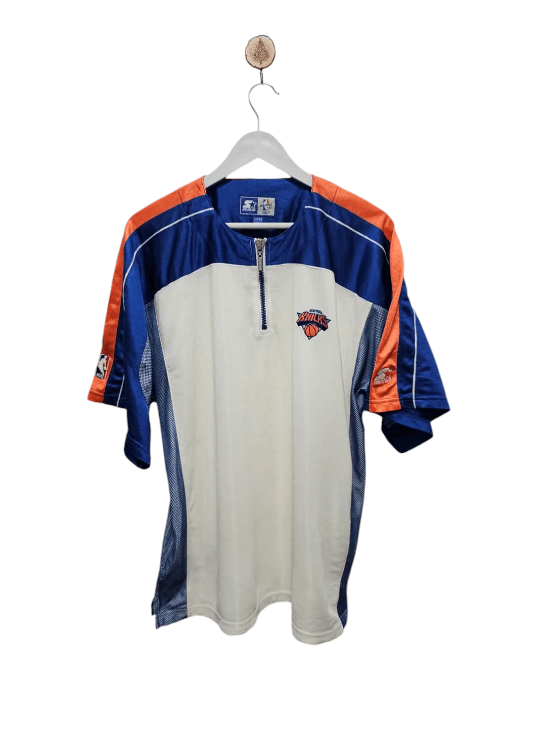 NBA × Starter Vintage New York Knicks Starter Shooting Shirt Size US XL / EU 56 / 4 - 1 Thumbnail
