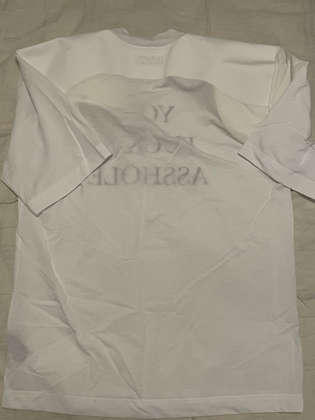 Vetements VETEMENTS FW16 “YOU FUCK'N ASSHOLE" Football T-Shirt M Size US L / EU 52-54 / 3 - 5 Thumbnail
