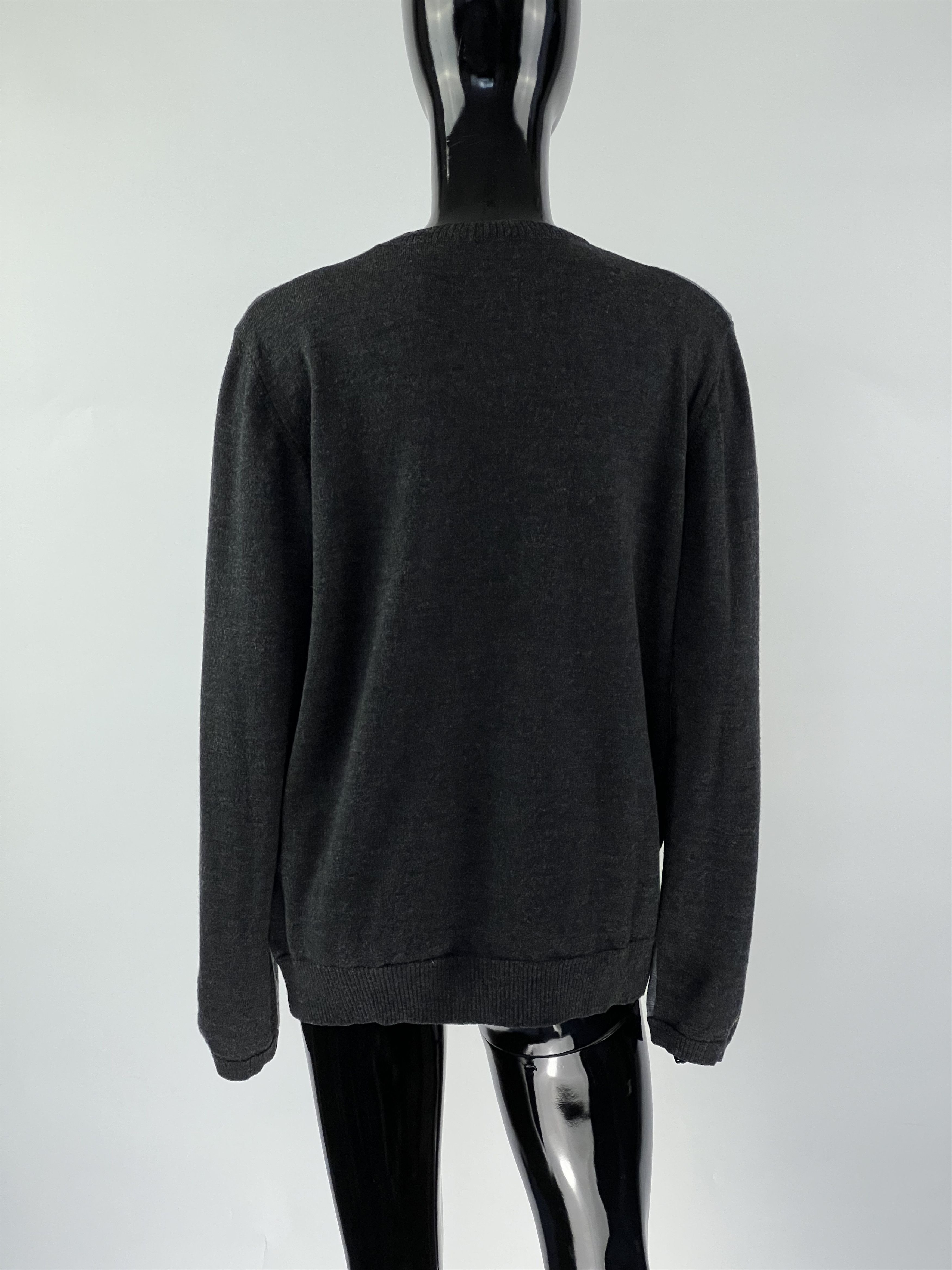 Versace × Vintage Versace Classic Vintage 100% Merino Wool Sweater Size L Size L / US 10 / IT 46 - 2 Thumbnail