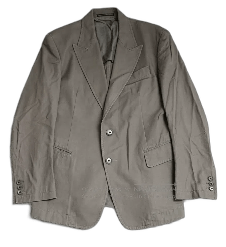 Yohji Yamamoto Yohji Yamamoto Cotton-Linen Blend Jacket Size US M / EU 48-50 / 2 - 1 Thumbnail