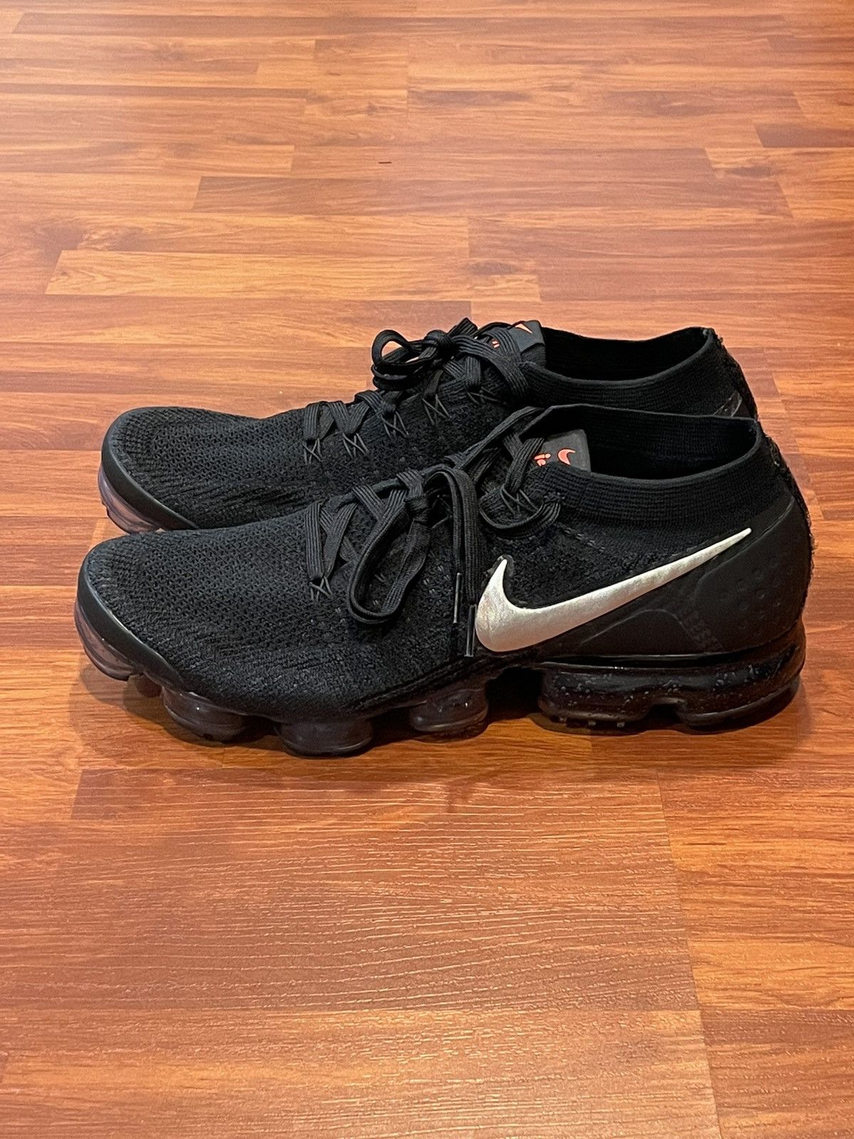 Nike Nike Air VaporMax Flyknit Gator ISPA Black Silver sz mens 10 Size US 10 / EU 43 - 2 Thumbnail