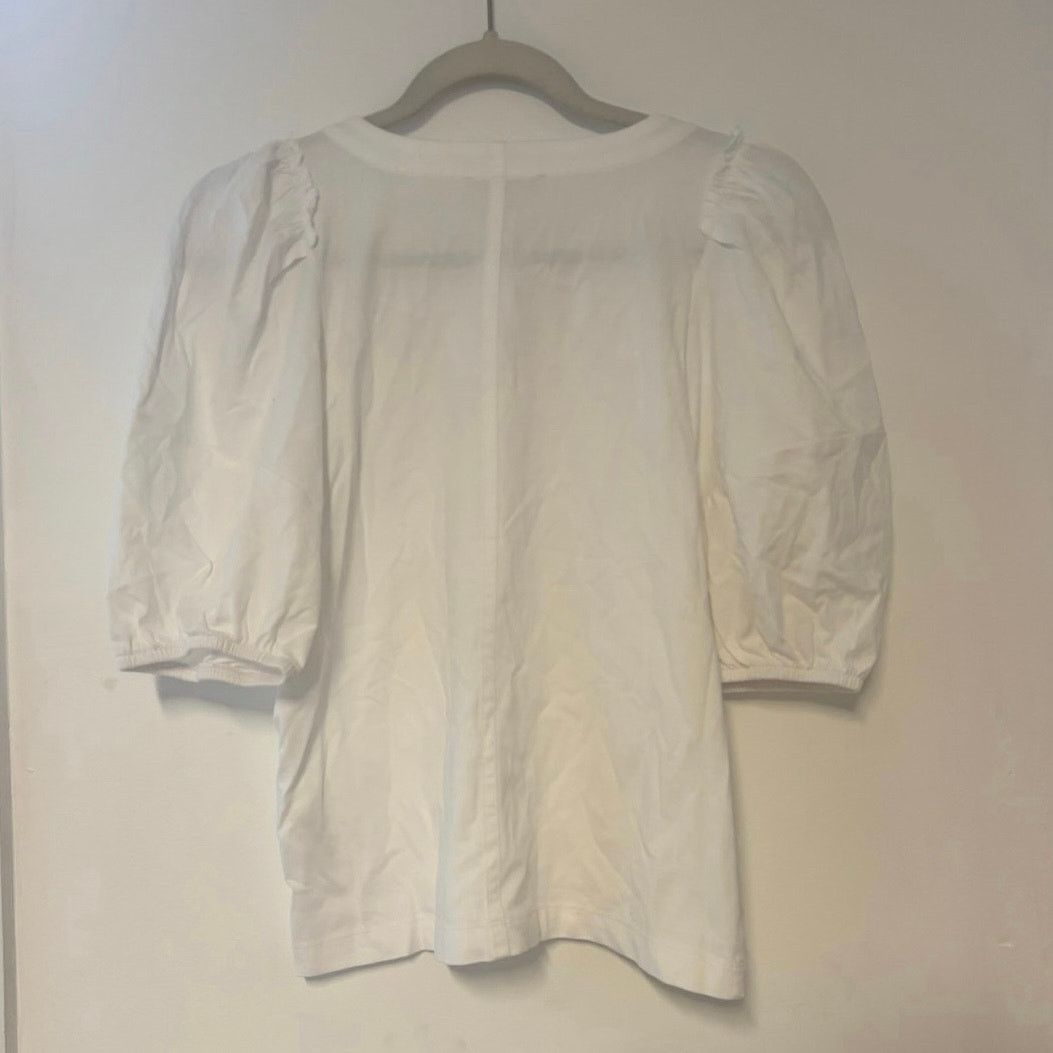 Madewell NWT Madewell Puff-Sleeve Tee In White Size Small Size S / US 4 / IT 40 - 7 Thumbnail