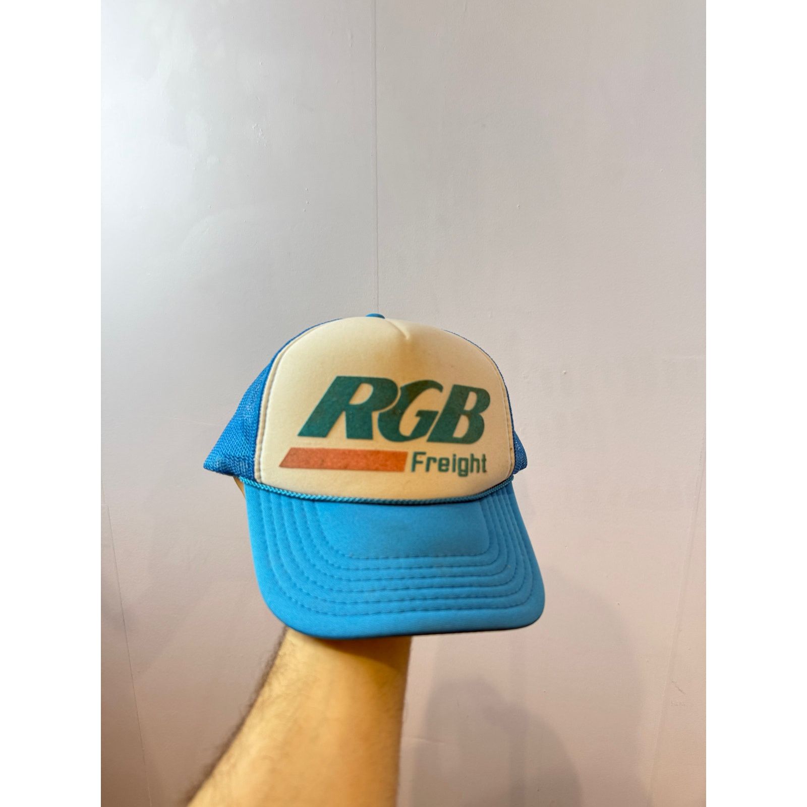 RGB White & Blue Trucker Hat