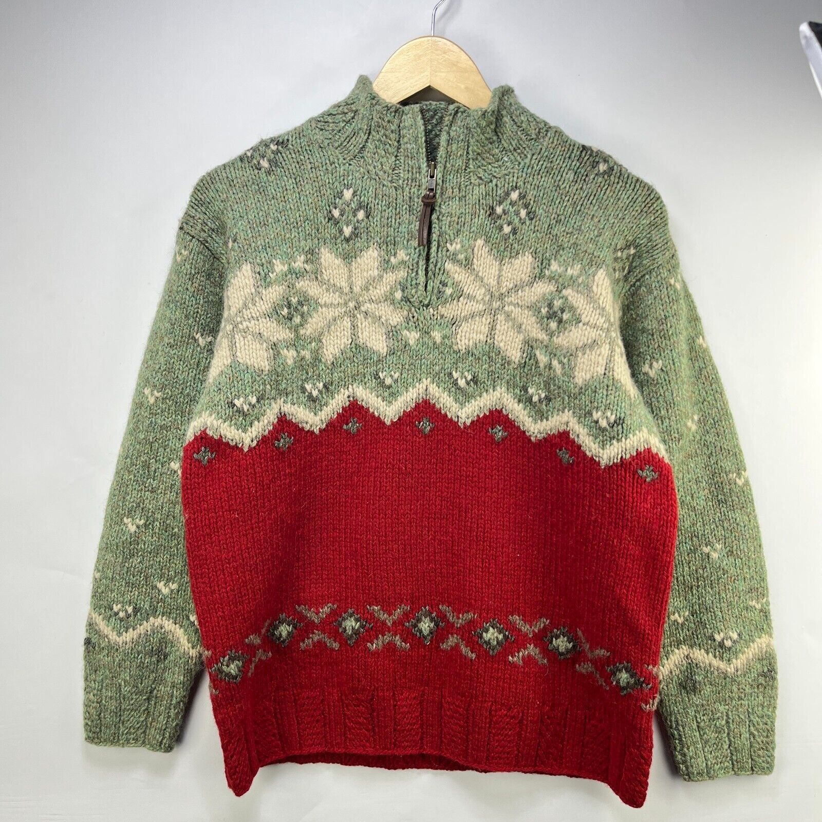 Ralph Lauren × Vintage Vintage Lauren Ralph Lauren Hand Knit Petite (Fits XS/XXS) Size XS / US 0-2 / IT 36-38 - 1 Thumbnail