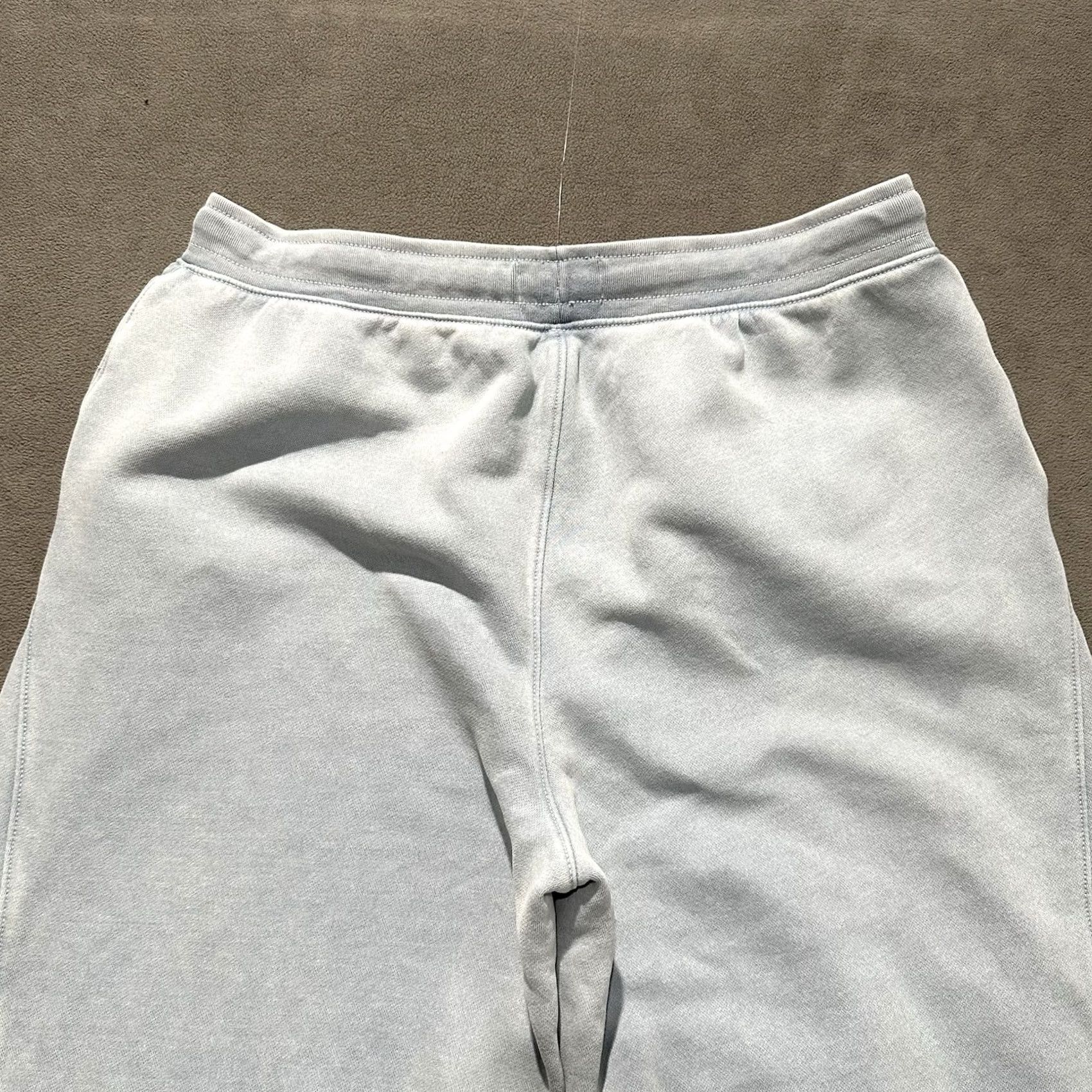 American Eagle Outfitters VINTAGE American Eagle Sweatpants Mens Large Light Blue Barrel Wide Leg Fleece Casual Size US 33 - 4 Thumbnail