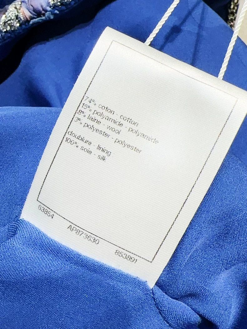 Chanel Chanel 23C early spring show blue mixed color four-pocket Size S / US 4 / IT 40 - 8 Thumbnail
