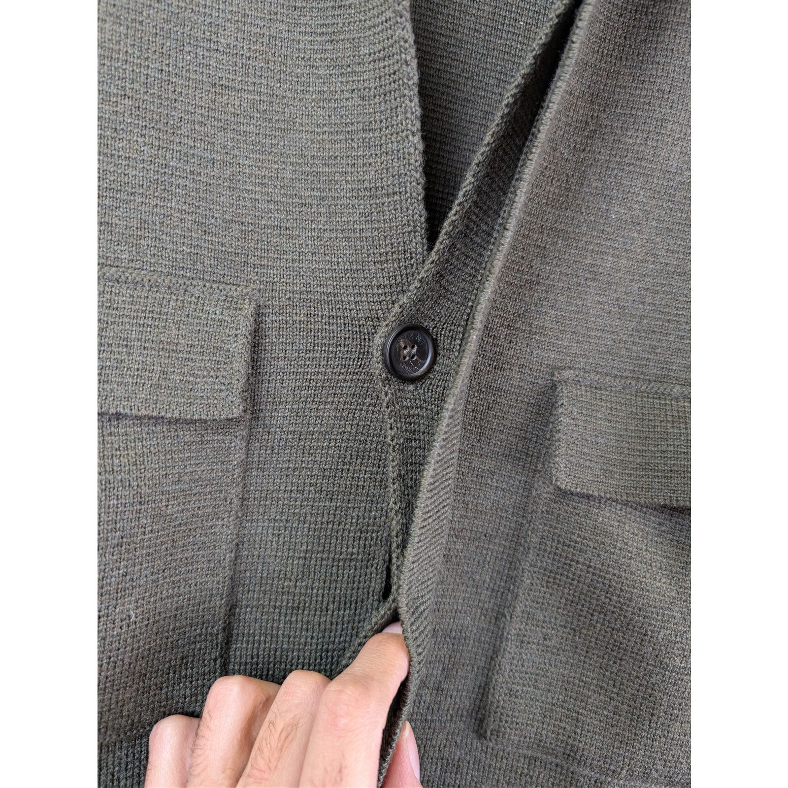 Other o1rshd1 CC20 Artknit Studios wool shirt jacket in olive Size US M / EU 48-50 / 2 - 9 Thumbnail