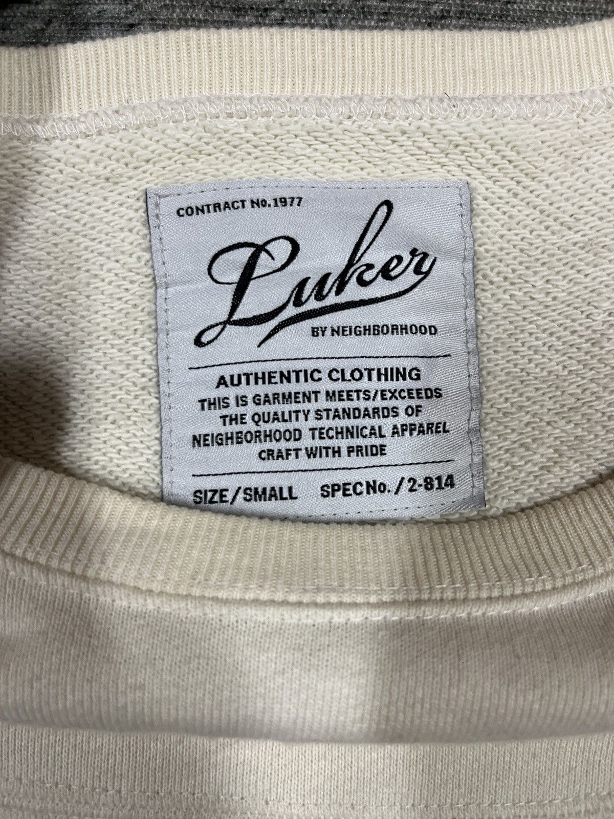 Neighborhood Luker by neighborhood sweatshirt Size US S / EU 44-46 / 1 - 11 Thumbnail