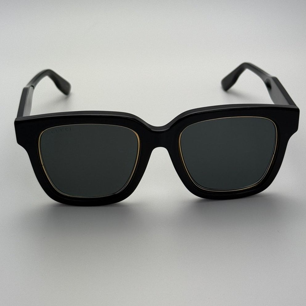 Gucci NEW Gucci Sunglasses GG1136SA 001 BlackGrey Unisex Authentic Size ONE SIZE - 3 Thumbnail