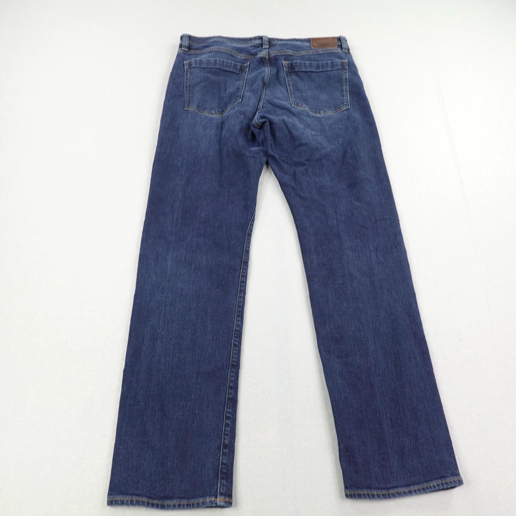 Denime Revtown Jeans Mens 38x34 Blue Decade Denim Straight Leg Automatic Biker Pants 28x34 Regular Blue Denim Jeans Revtown Size US 28 / EU 44 - 4 Thumbnail