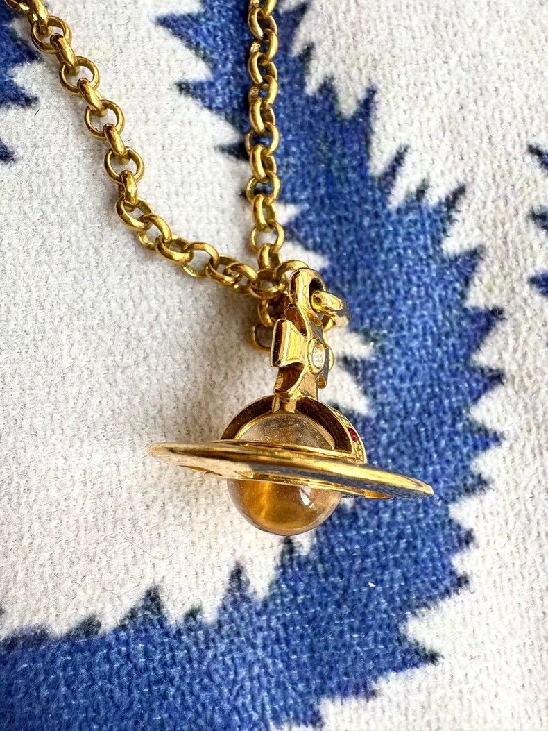 Vivienne Westwood Vivienne Westwood Vintage Golden Orb Necklace Size ONE SIZE - 4 Thumbnail