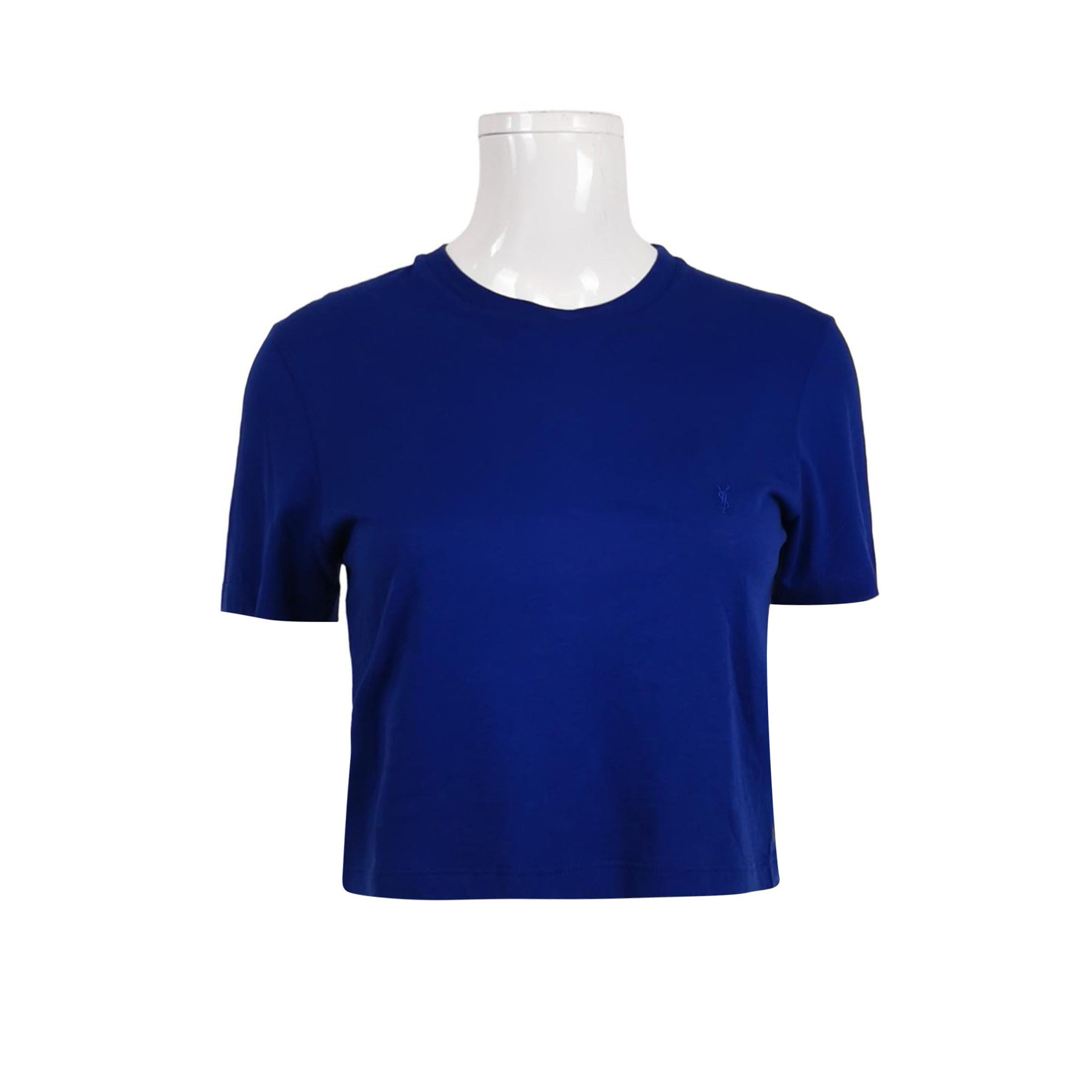 Saint Laurent Paris Saint Laurent Logo Embroidery T-Shirt Size S Size S / US 4 / IT 40 - 1 Thumbnail