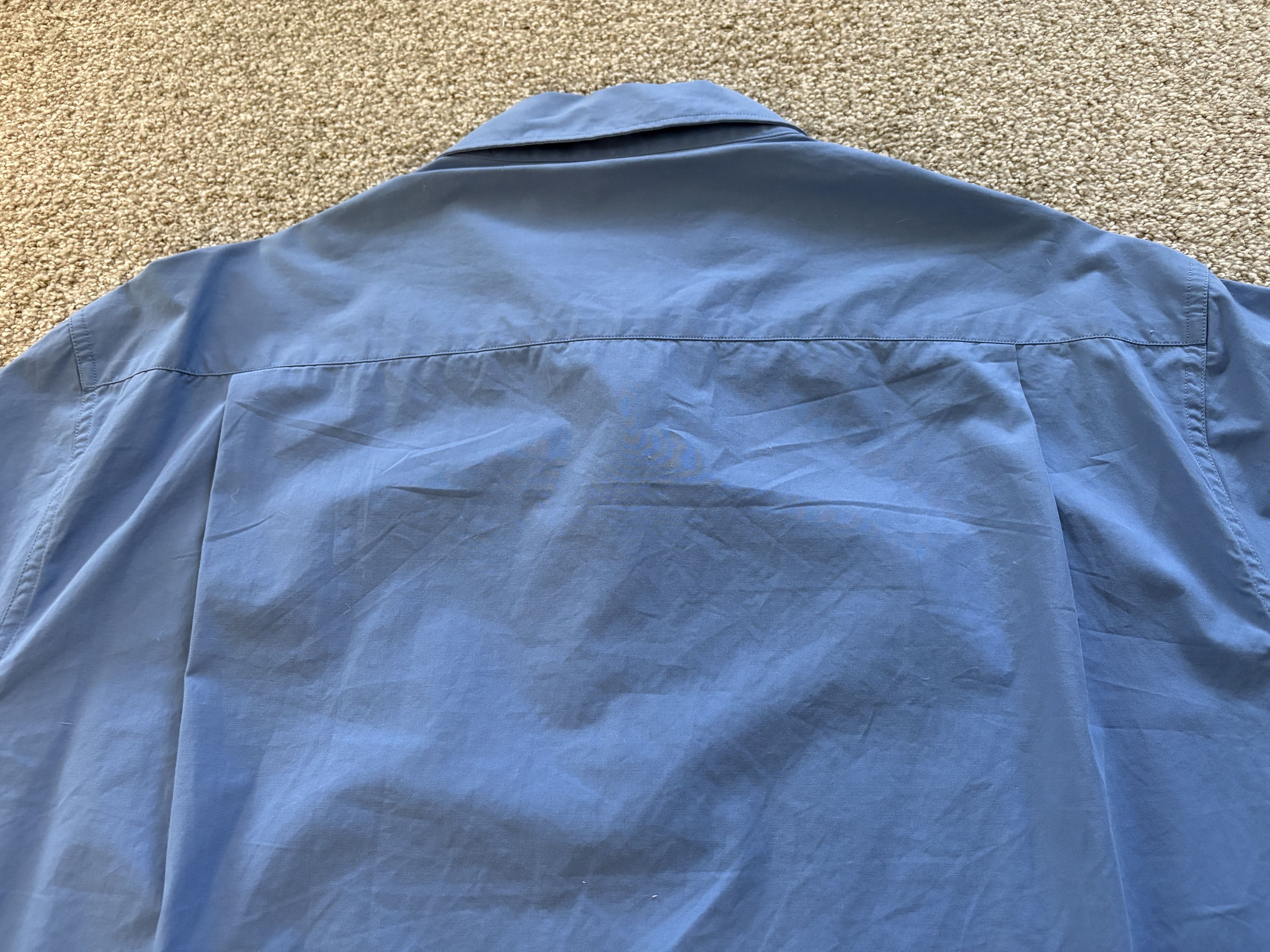 Studio Nicholson Powder Cotton Shirts (Sky Blue) Size US L / EU 52-54 / 3 - 4 Thumbnail