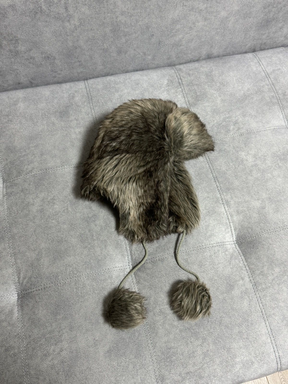 Hysteric Glamour × Vintage Vintage Hype Trapper Fur Y2K Fluffy Hat Ushanka Faux USA Size ONE SIZE - 3 Thumbnail