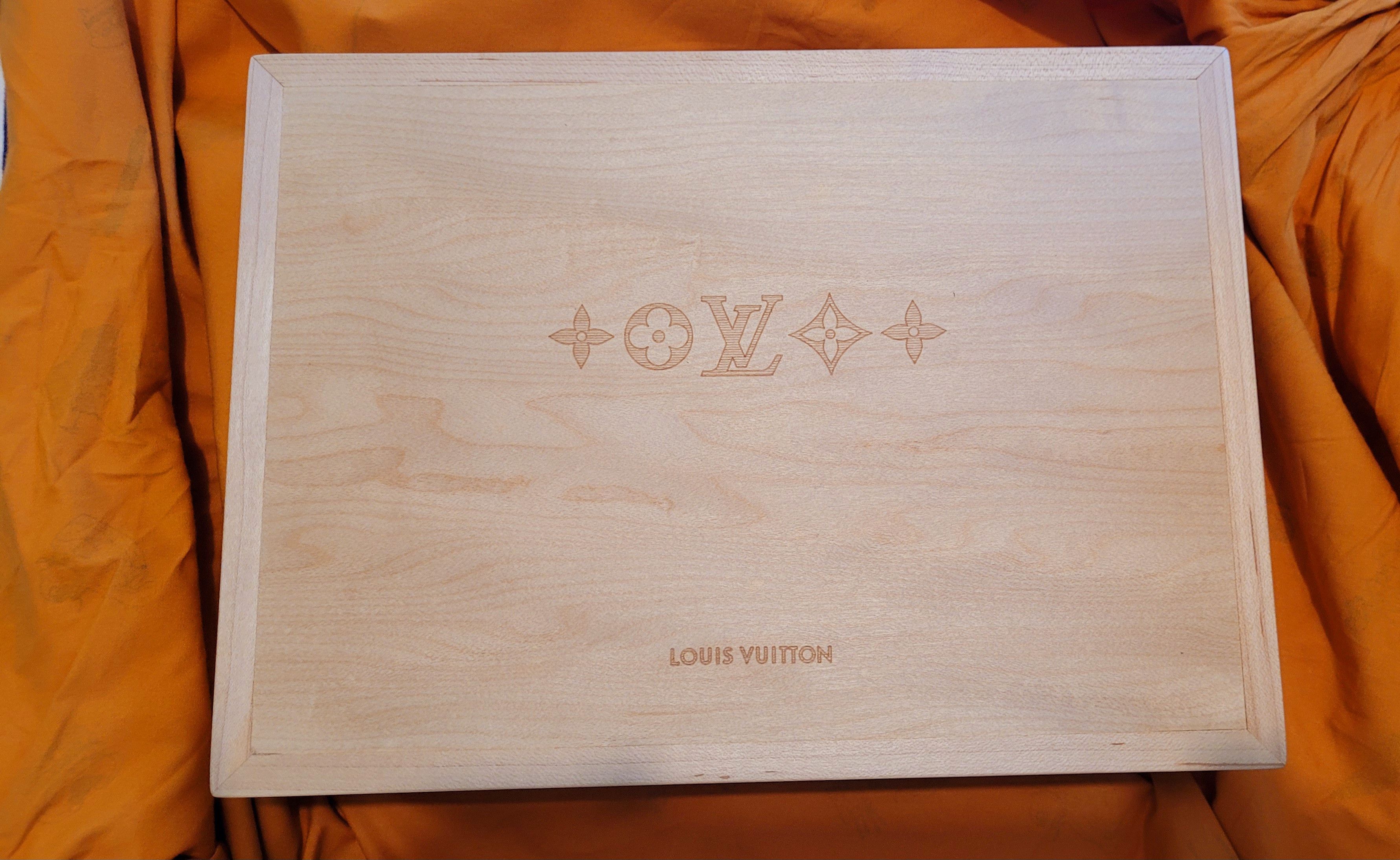 Louis Vuitton Limited Edition VRare Louis Vuitton Wood Art Drawing BoxBox Size ONE SIZE - 5 Thumbnail