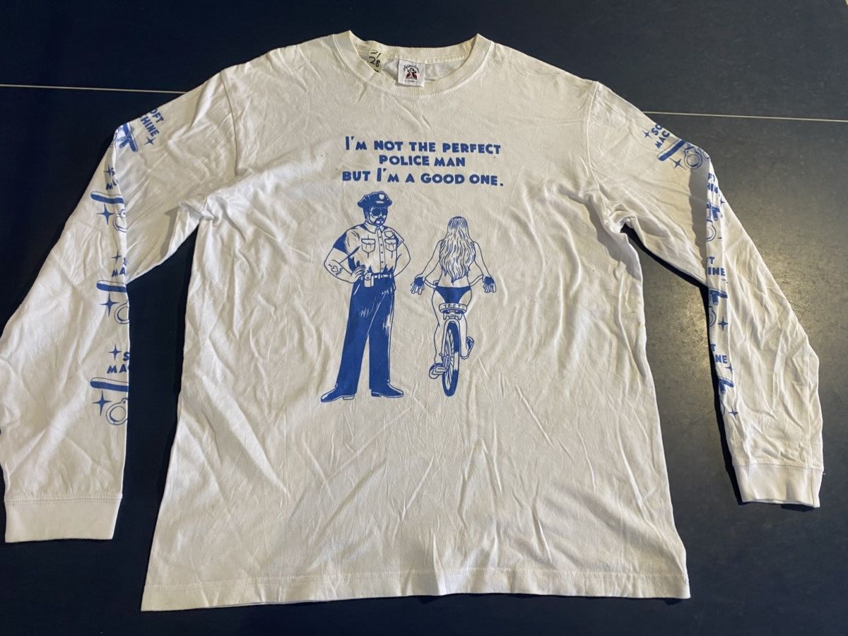 Japanese Brand Vintage policeman sexy size Lbig logo Size US L / EU 52-54 / 3 - 10 Thumbnail