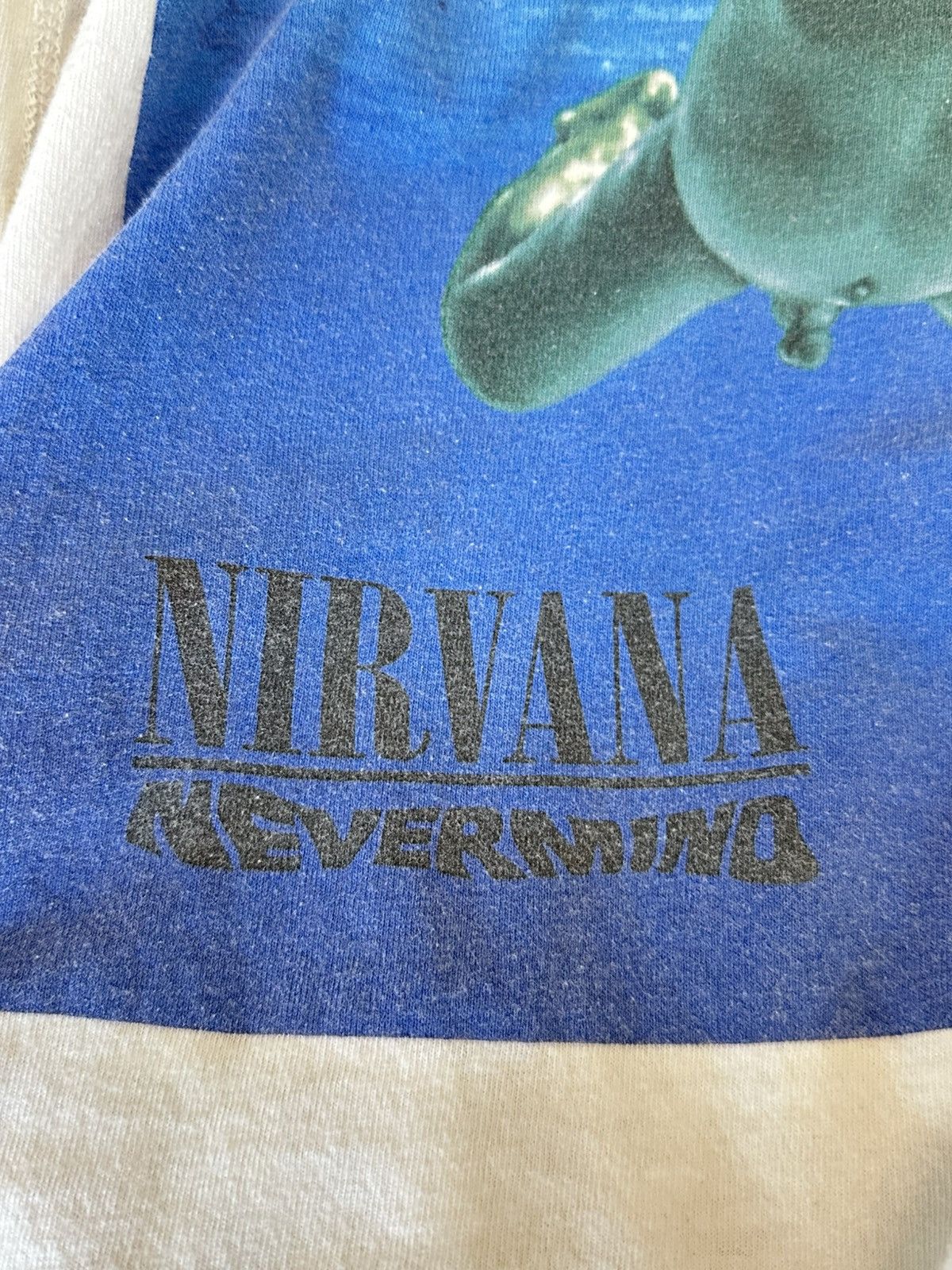 Vintage VINTAGE NIRVANA TEEN SPIRIT RE-WORKED T Size US L / EU 52-54 / 3 - 3 Thumbnail