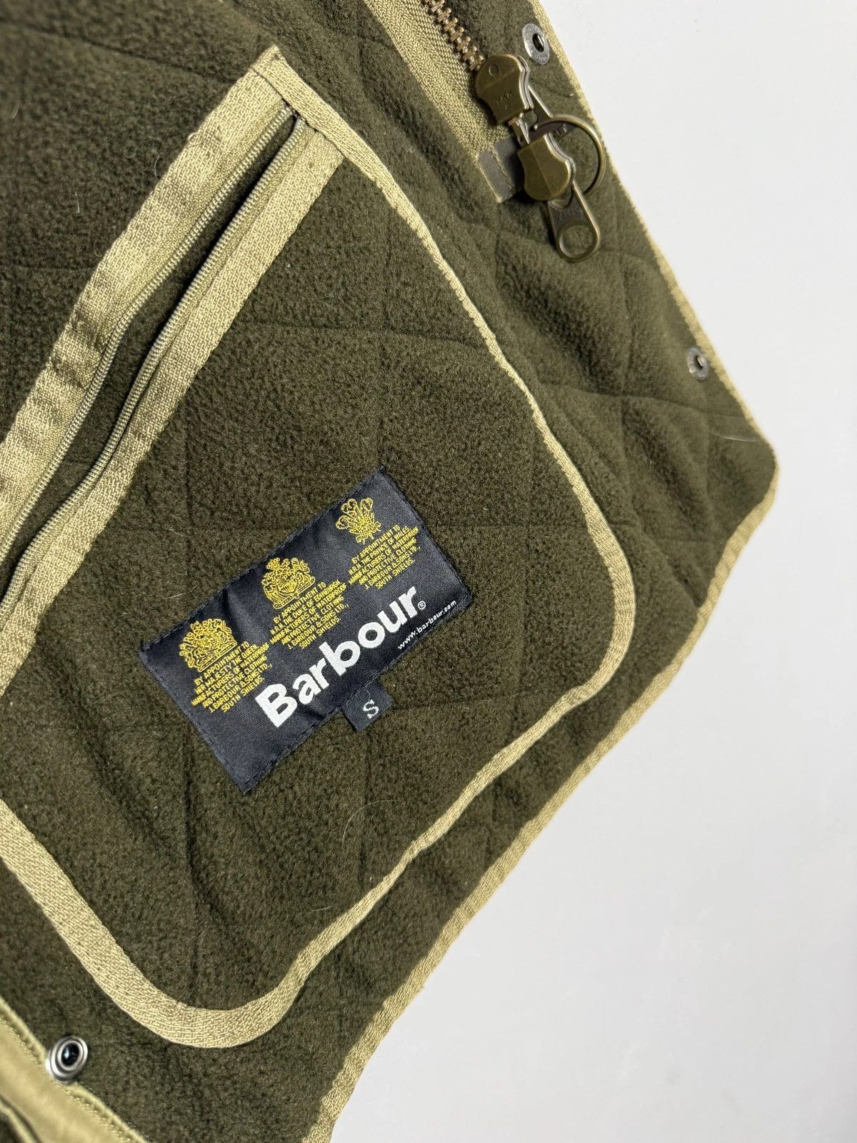 Barbour Barbour Quilted Jacket Microfibre Polarquilt Sand Beige Size US S / EU 44-46 / 1 - 3 Thumbnail